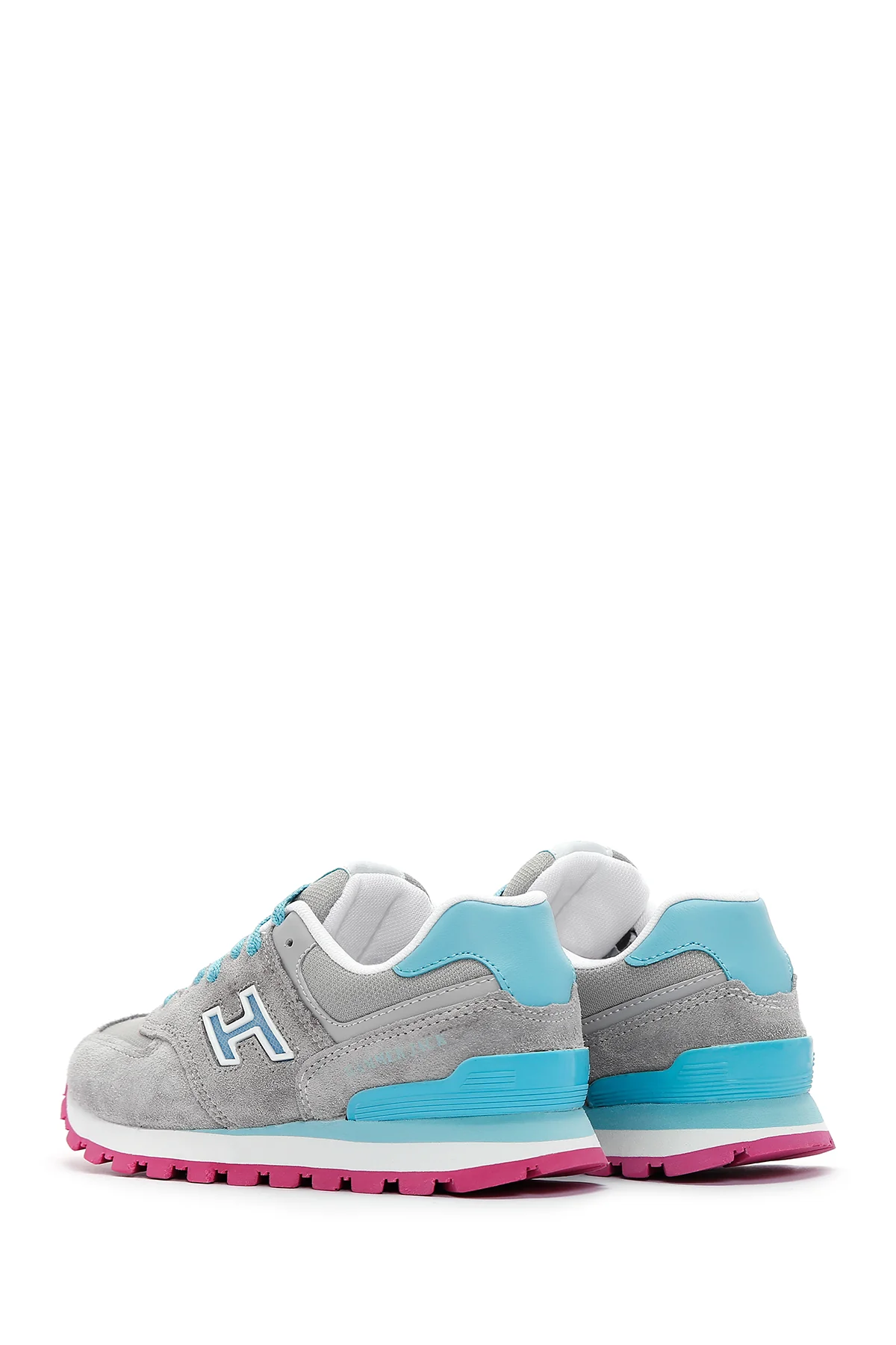 Hammer Jack Kadın Turkuaz Chile Süet Deri Sneaker - Image 5