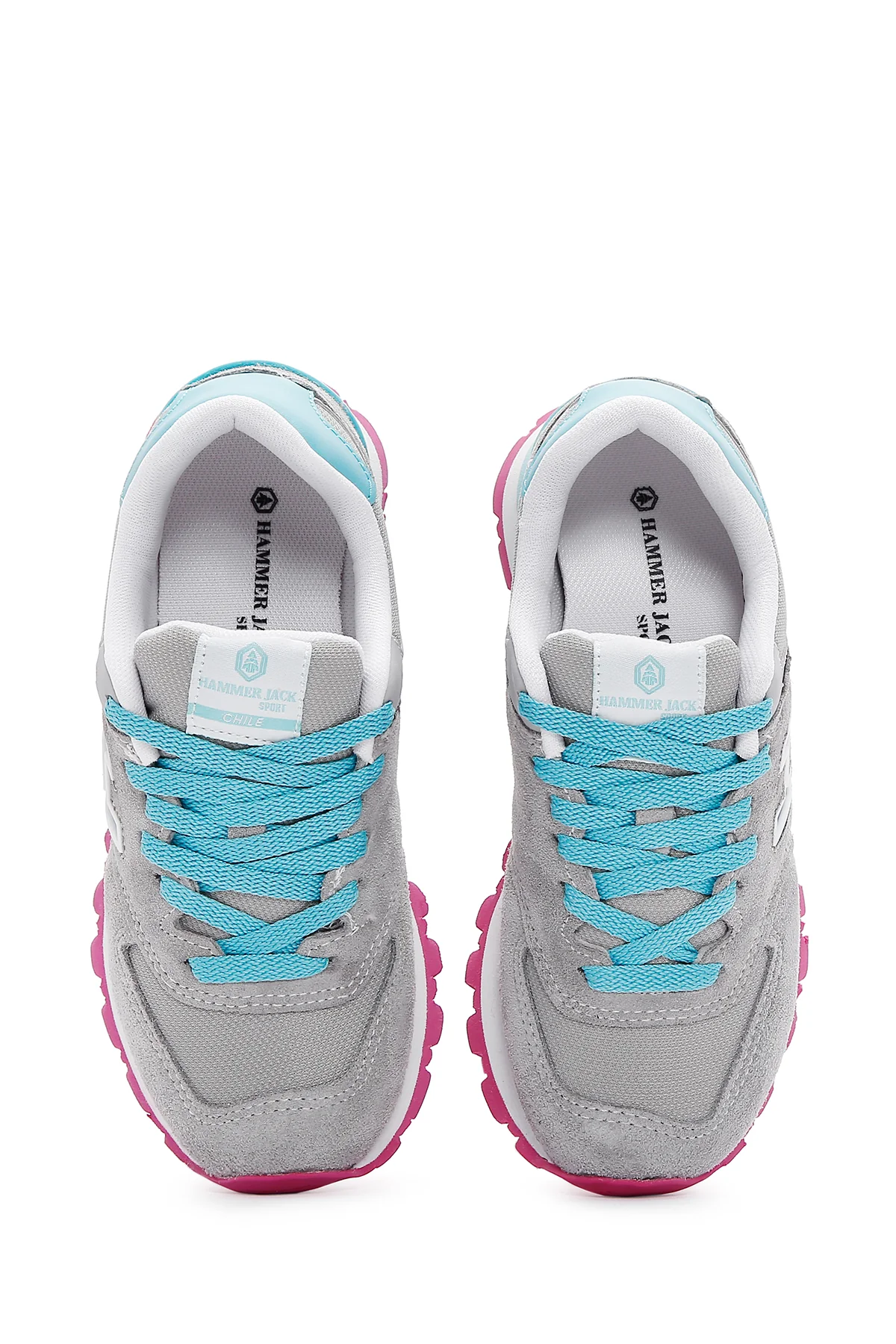 Hammer Jack Kadın Turkuaz Chile Süet Deri Sneaker - Image 6