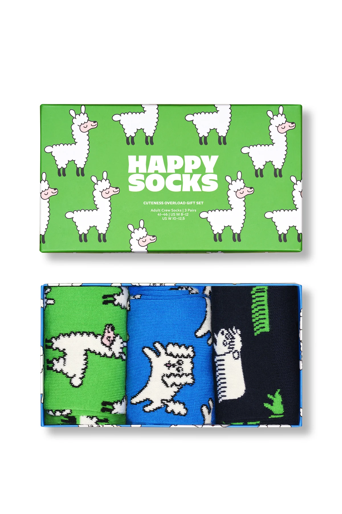 Happy Socks Erkek Çok Renkli Desenli 3’lü Pamuklu Çorap Seti - Image 5
