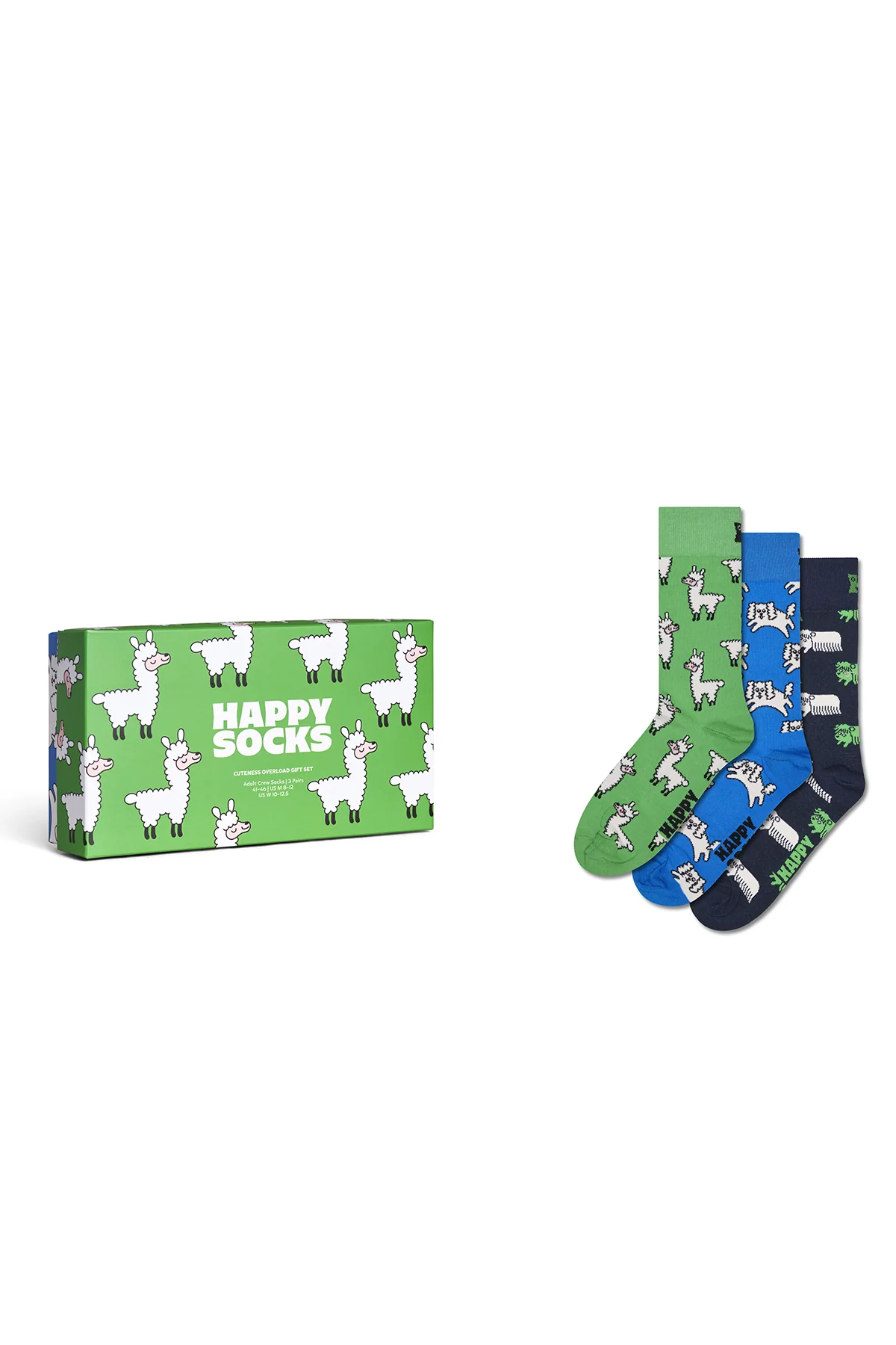 Happy Socks Erkek Çok Renkli Desenli 3’lü Pamuklu Çorap Seti - Image 7