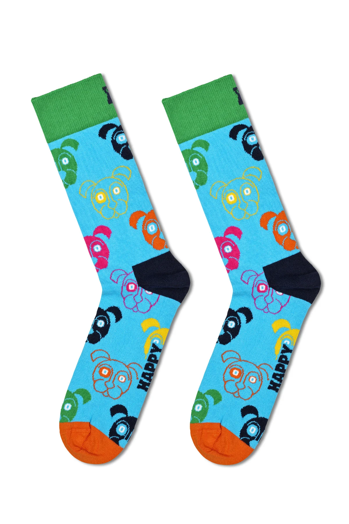Happy Socks Erkek Çok Renkli Desenli Pamuklu 3’lü Çorap Seti - Image 2