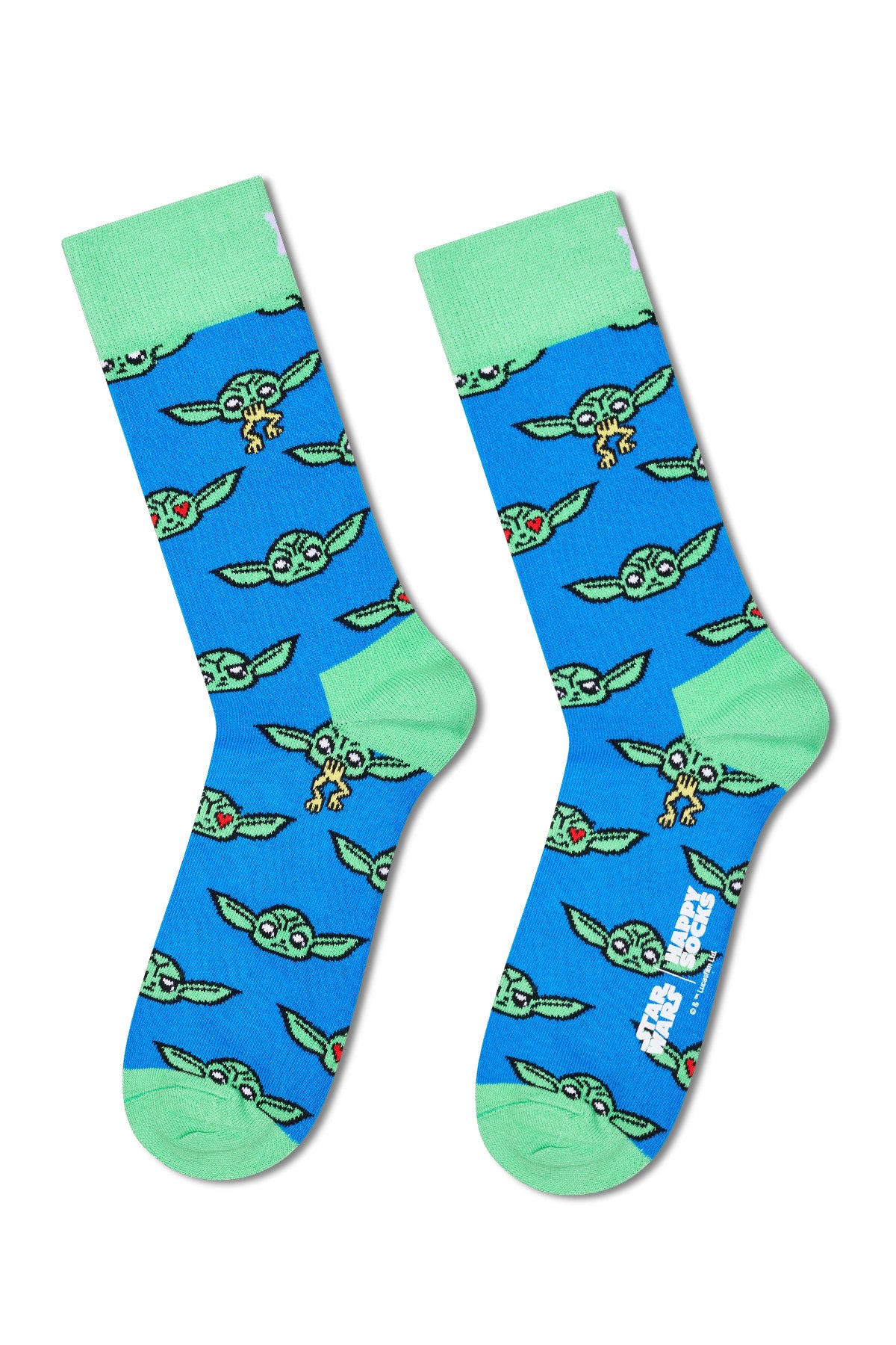 Happy Socks Erkek Çok Renkli Star Wars Mandalorian Temalı 6'lı Çorap Seti - Image 2