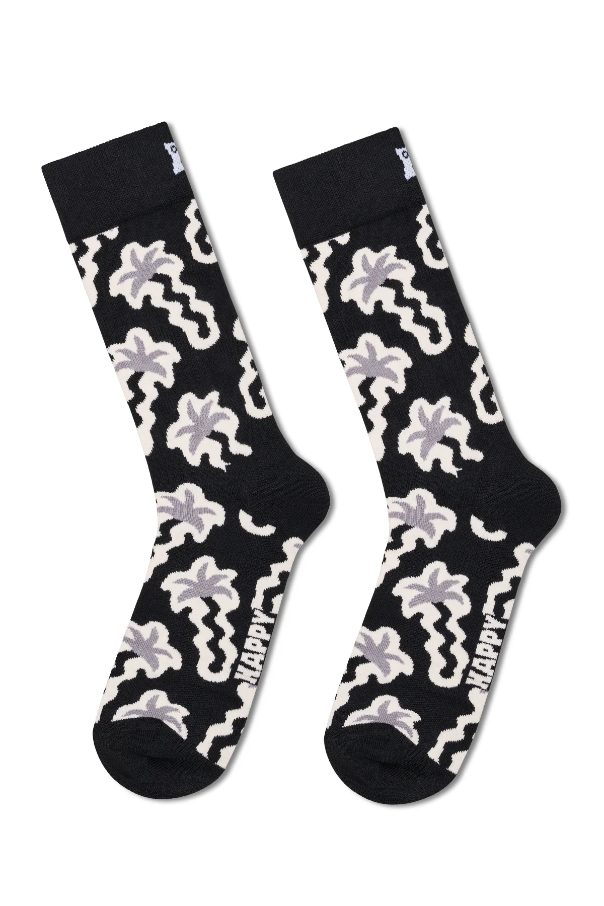 Happy Socks Erkek Siyah Desenli 3’lü Pamuklu Çorap Seti - Image 2