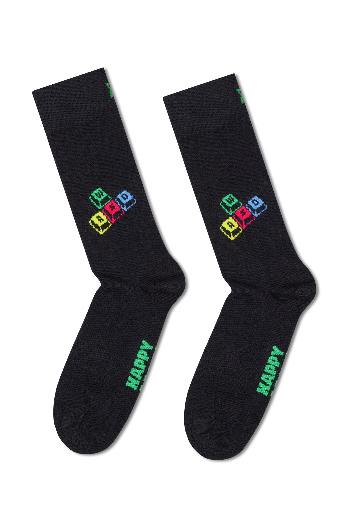 Happy Socks Erkek Siyah Oyuncu Temalı Pamuklu 4’lü Çorap Seti - Image 3