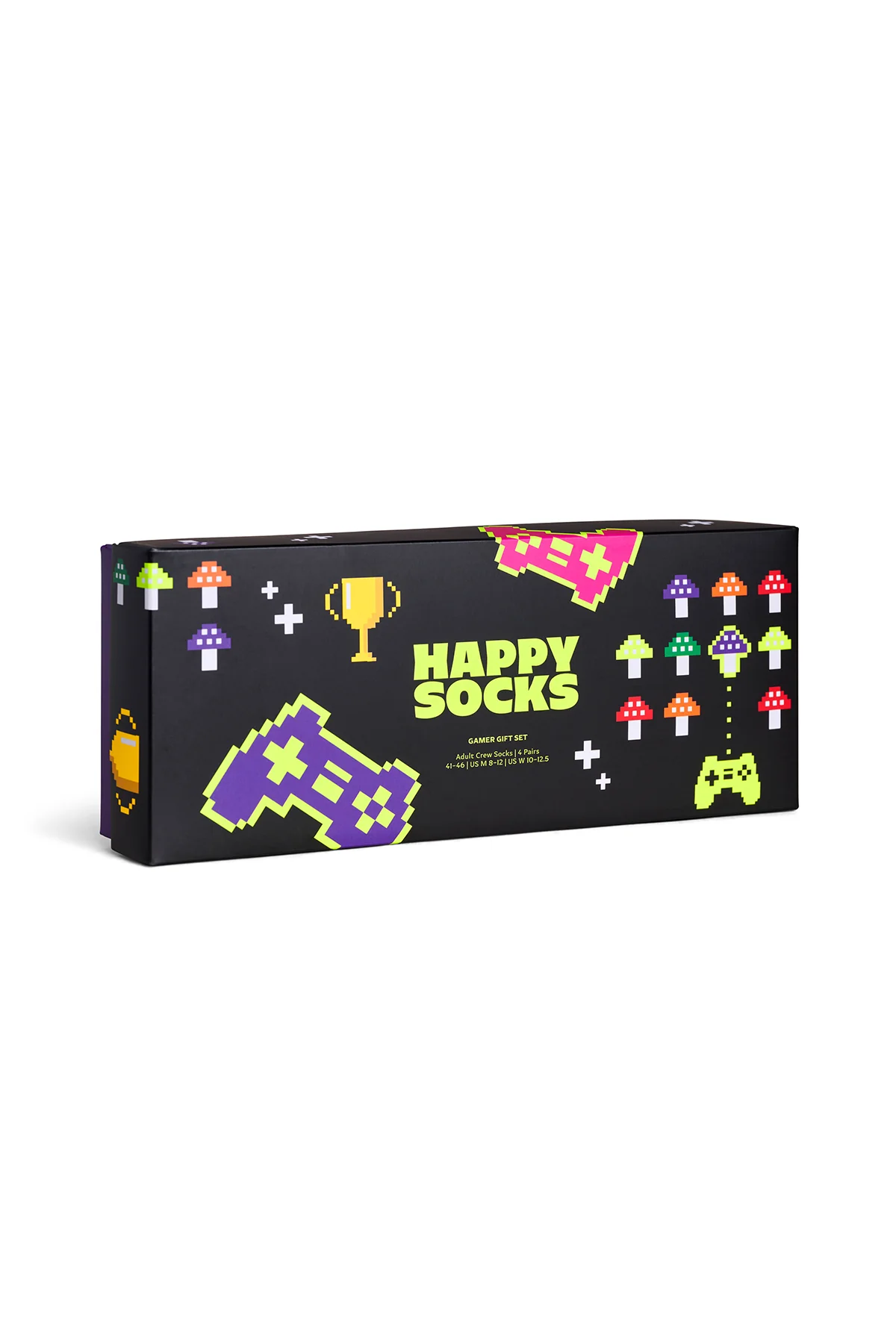 Happy Socks Erkek Siyah Oyuncu Temalı Pamuklu 4’lü Çorap Seti - Image 7