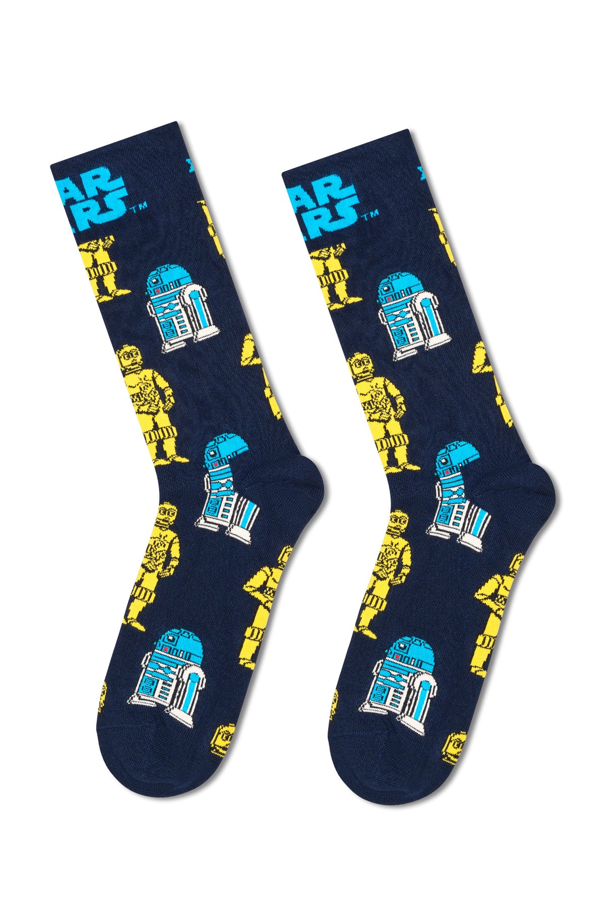 Happy Socks Erkek Çok Renkli Star Wars Desenli 3’lü Çorap Seti - Image 3