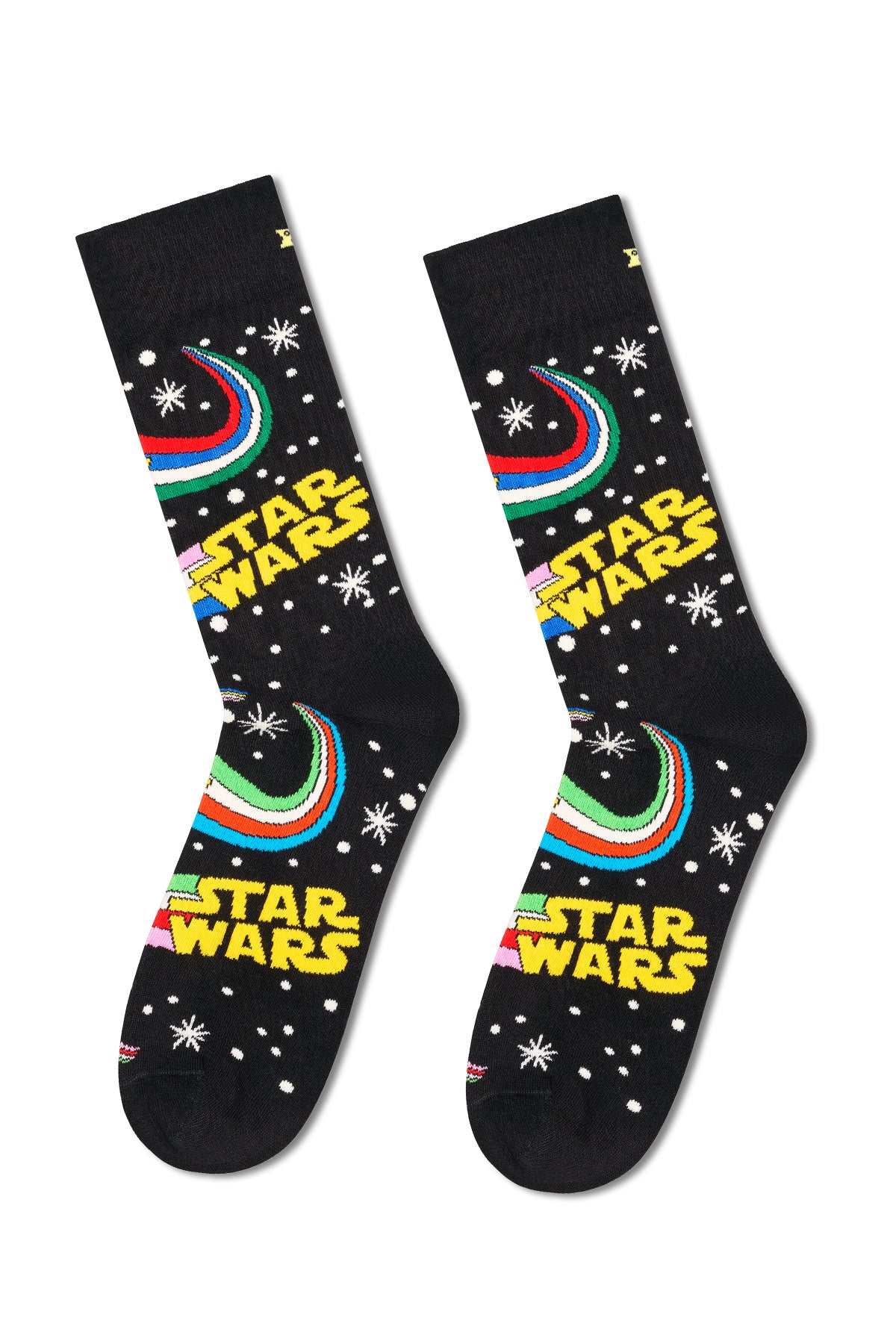 Happy Socks Erkek Çok Renkli Star Wars Desenli 3’lü Çorap Seti - Image 4
