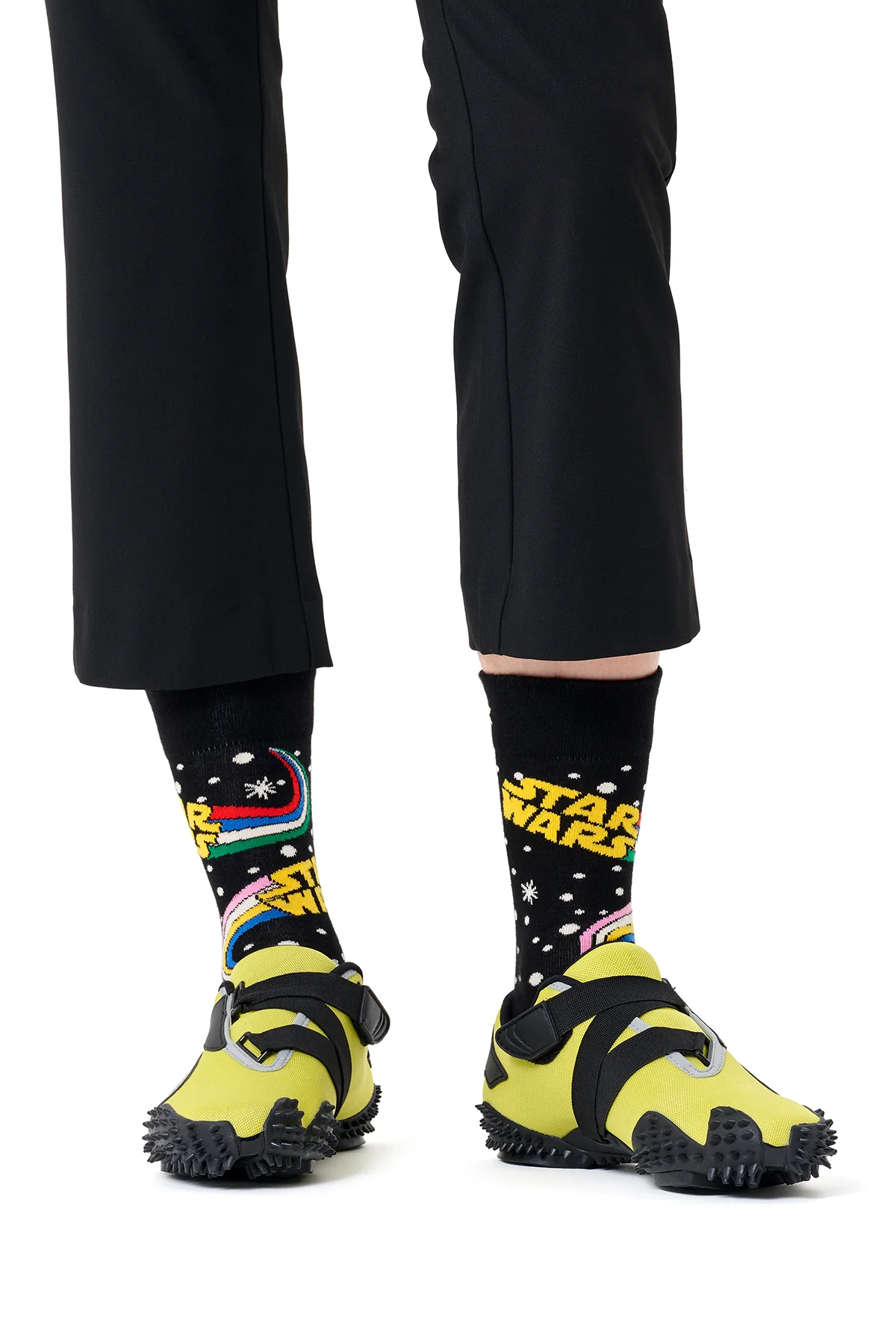 Happy Socks Erkek Siyah Star Wars Desenli Pamuklu Çorap - Image 2