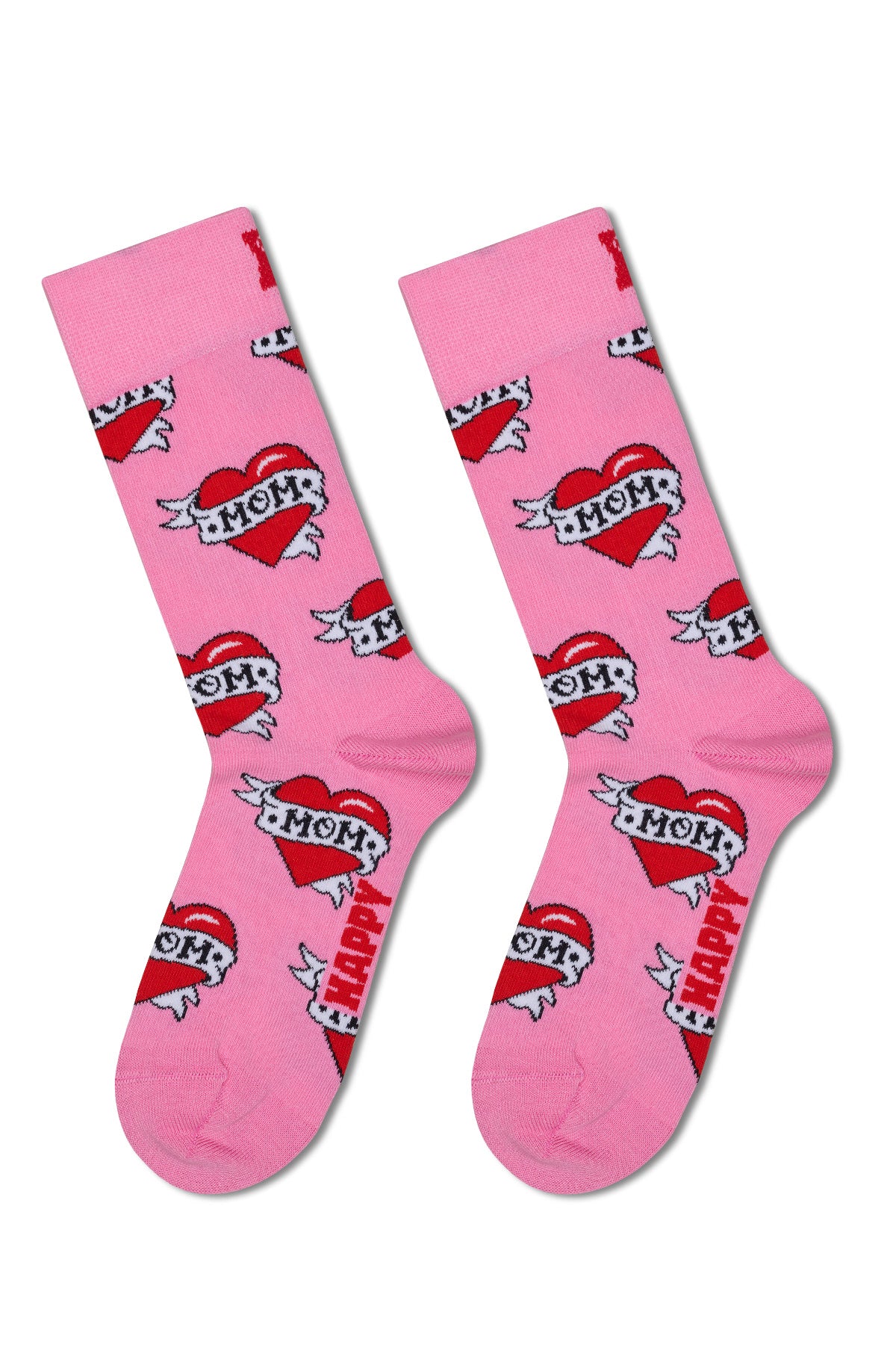 Happy Socks Kadın Çok Renkli Desenli Pamuklu Çorap - Image 3