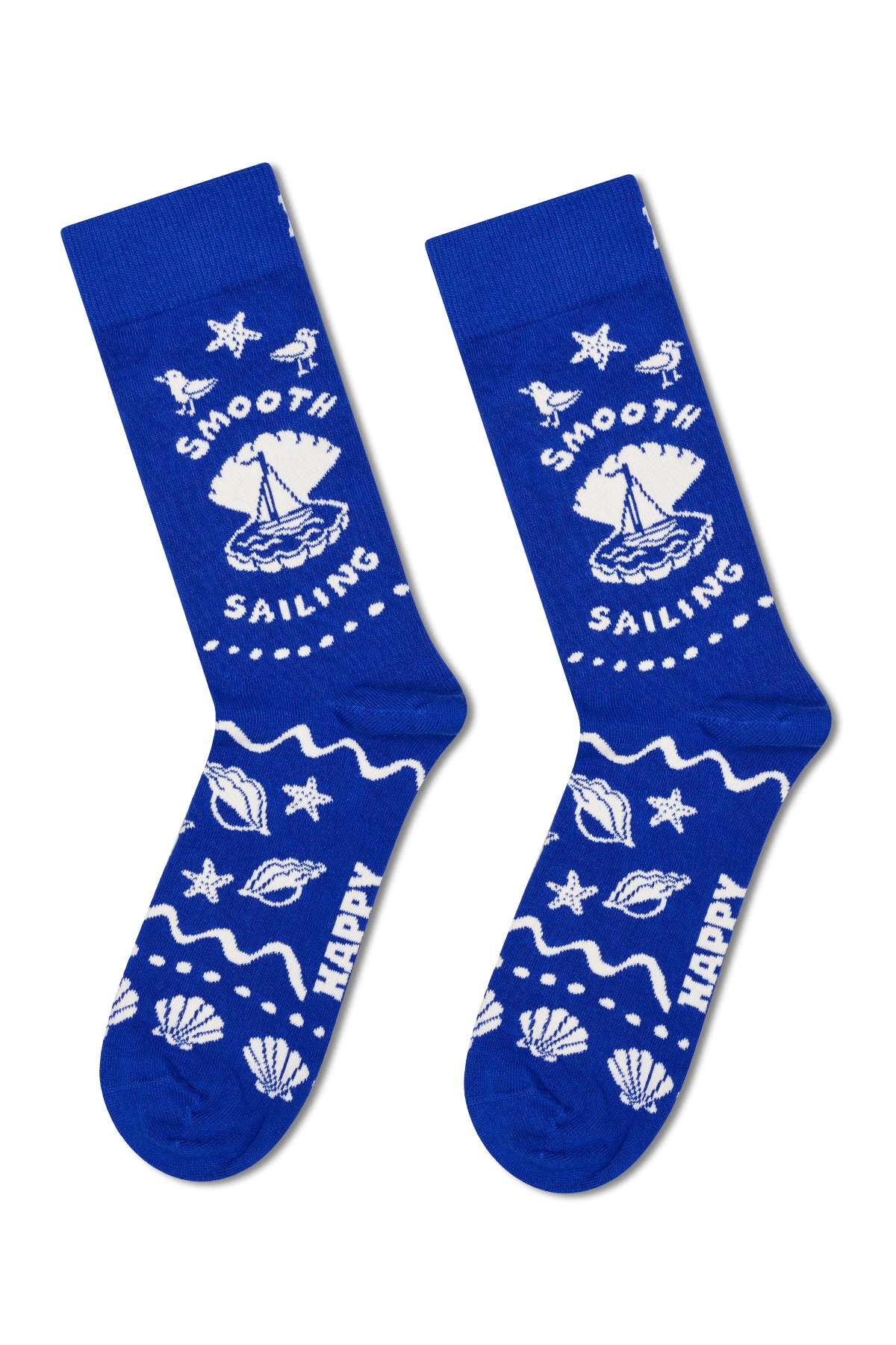 Happy Socks Kadın Mavi Sahil Temalı Pamuklu 3’lü Çorap Seti - Image 2