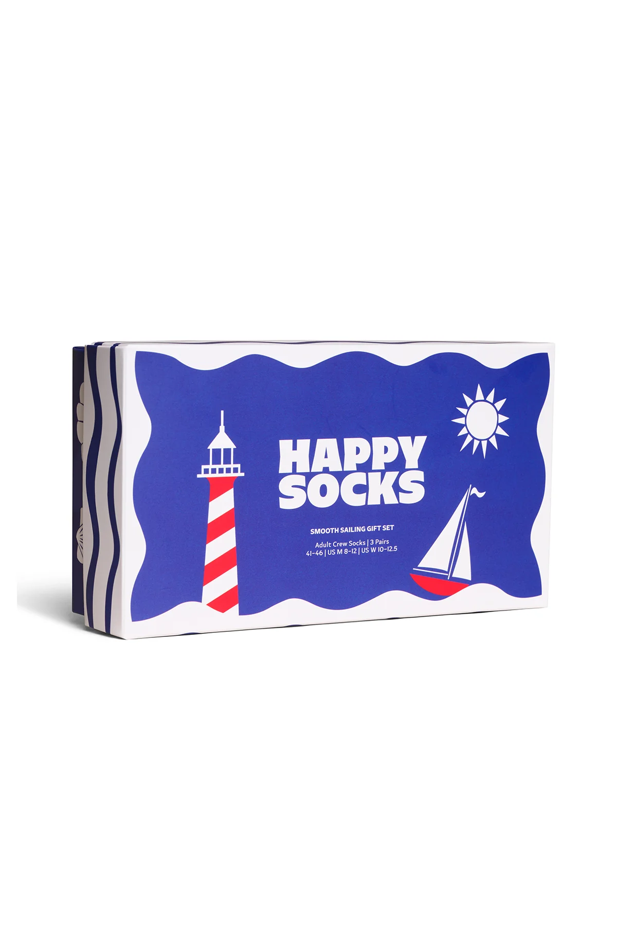 Happy Socks Kadın Mavi Sahil Temalı Pamuklu 3’lü Çorap Seti - Image 6