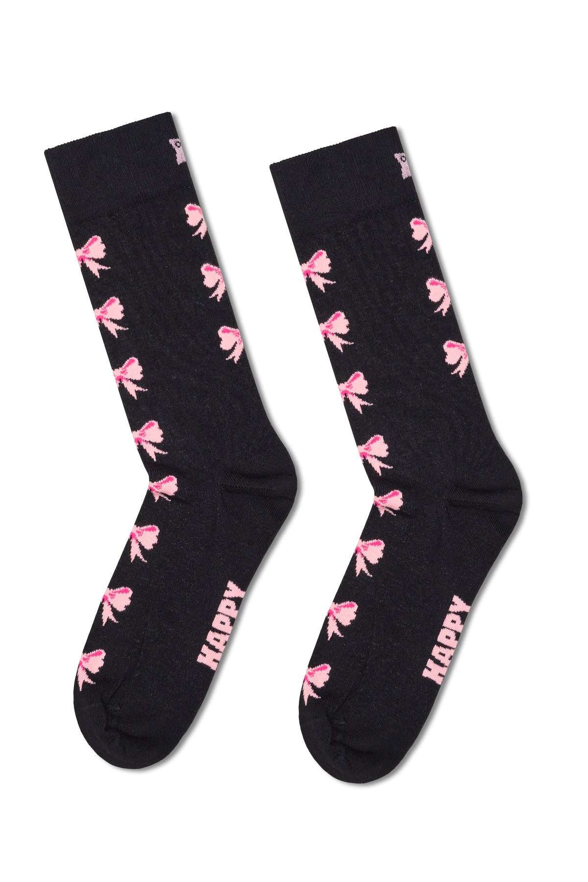 Happy Socks Kadın Siyah Desenli Pamuklu Çorap - Image 2
