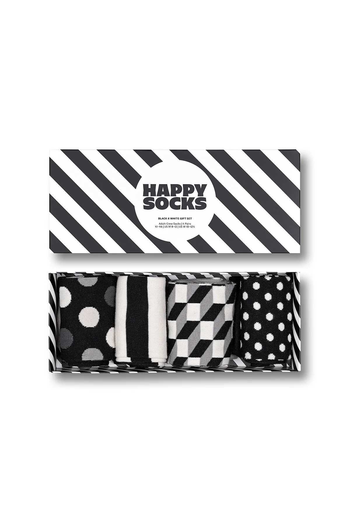 Happy Socks Kadın Siyah Klasik 4’lü Pamuklu Çorap Seti - Image 6