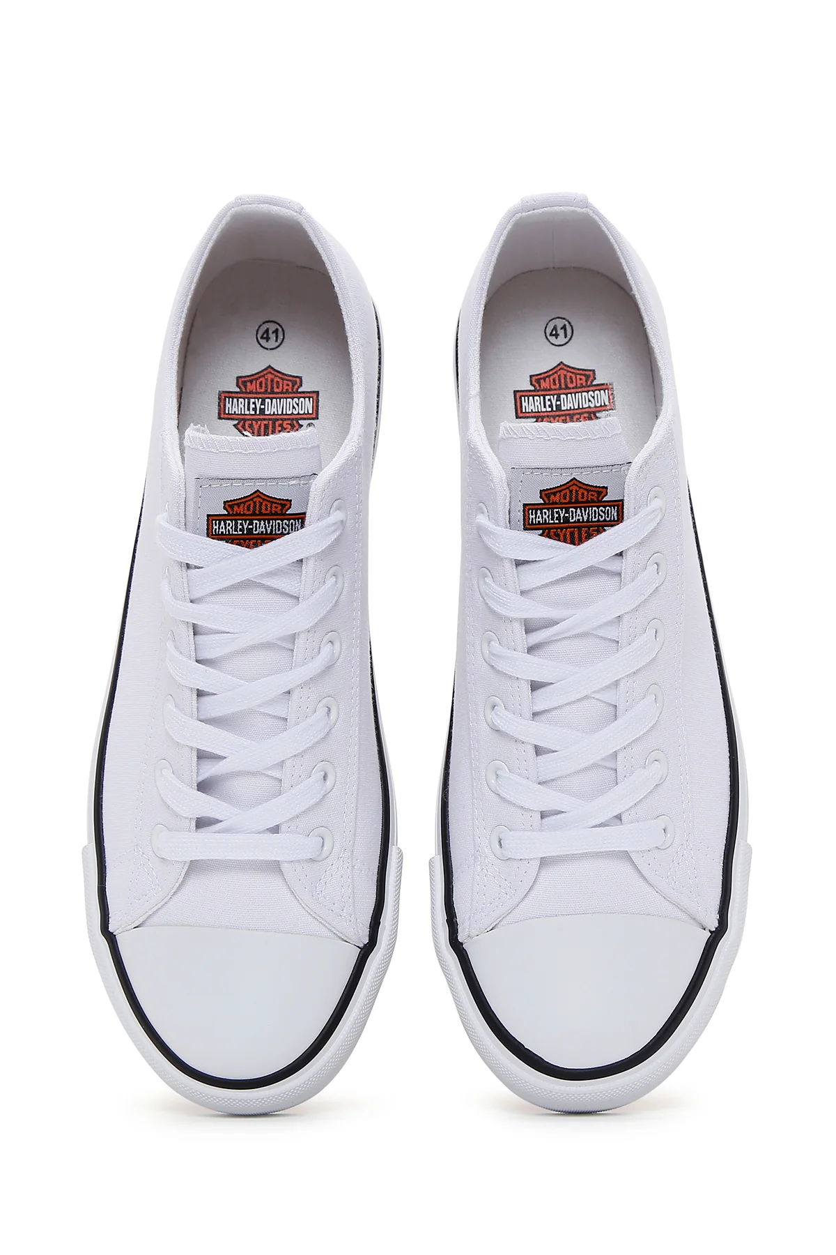 Harley Davidson Erkek Beyaz Ontario Sneaker - Image 6