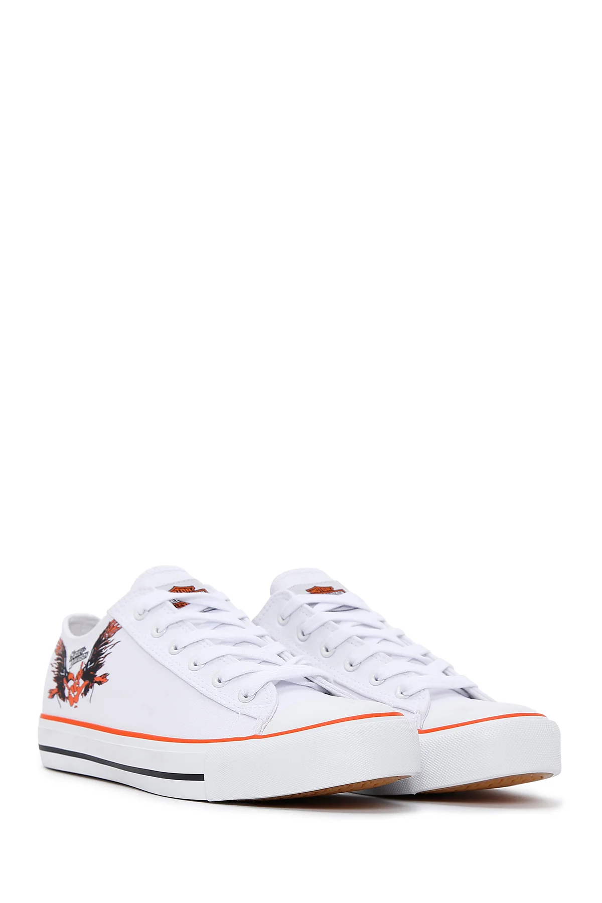 Harley Davidson Erkek Beyaz Peoria Sneaker - Image 3