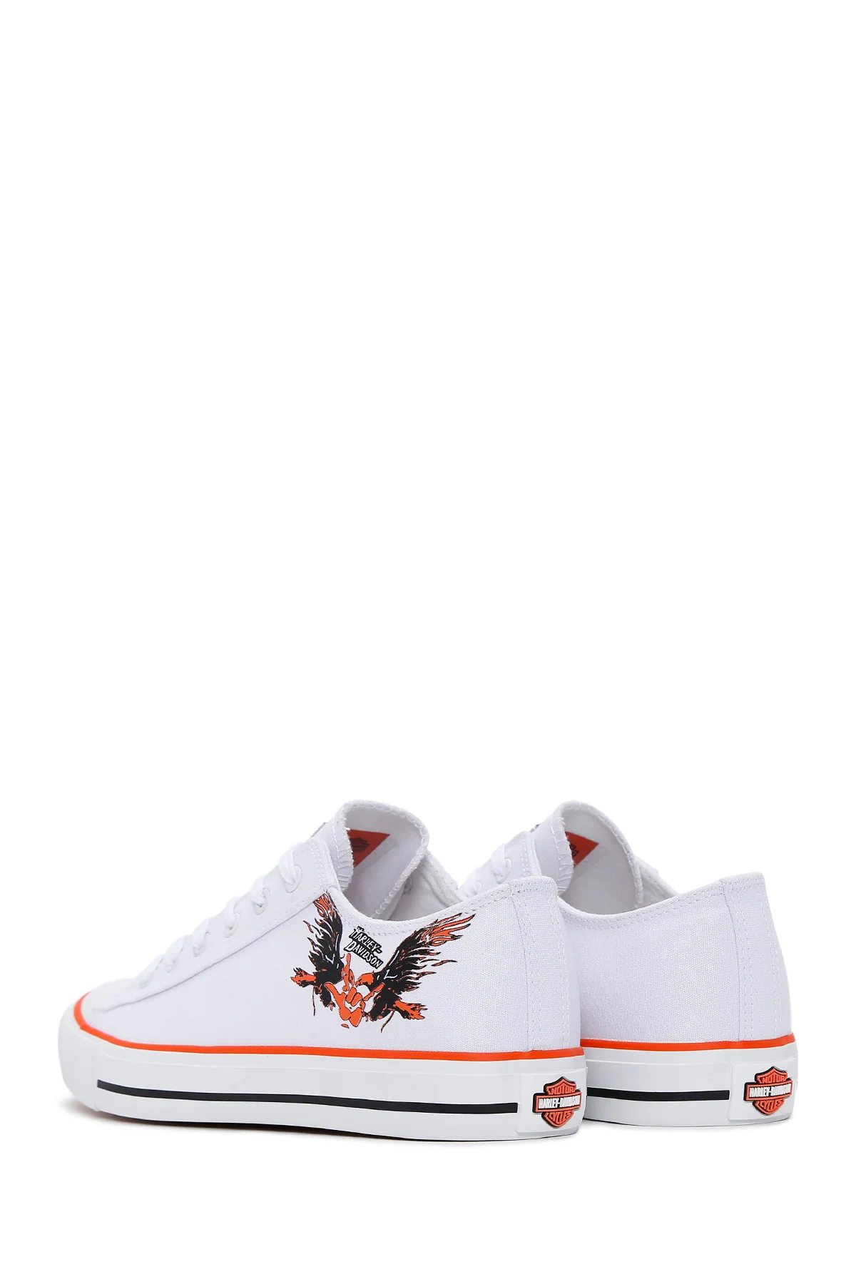 Harley Davidson Erkek Beyaz Peoria Sneaker - Image 5
