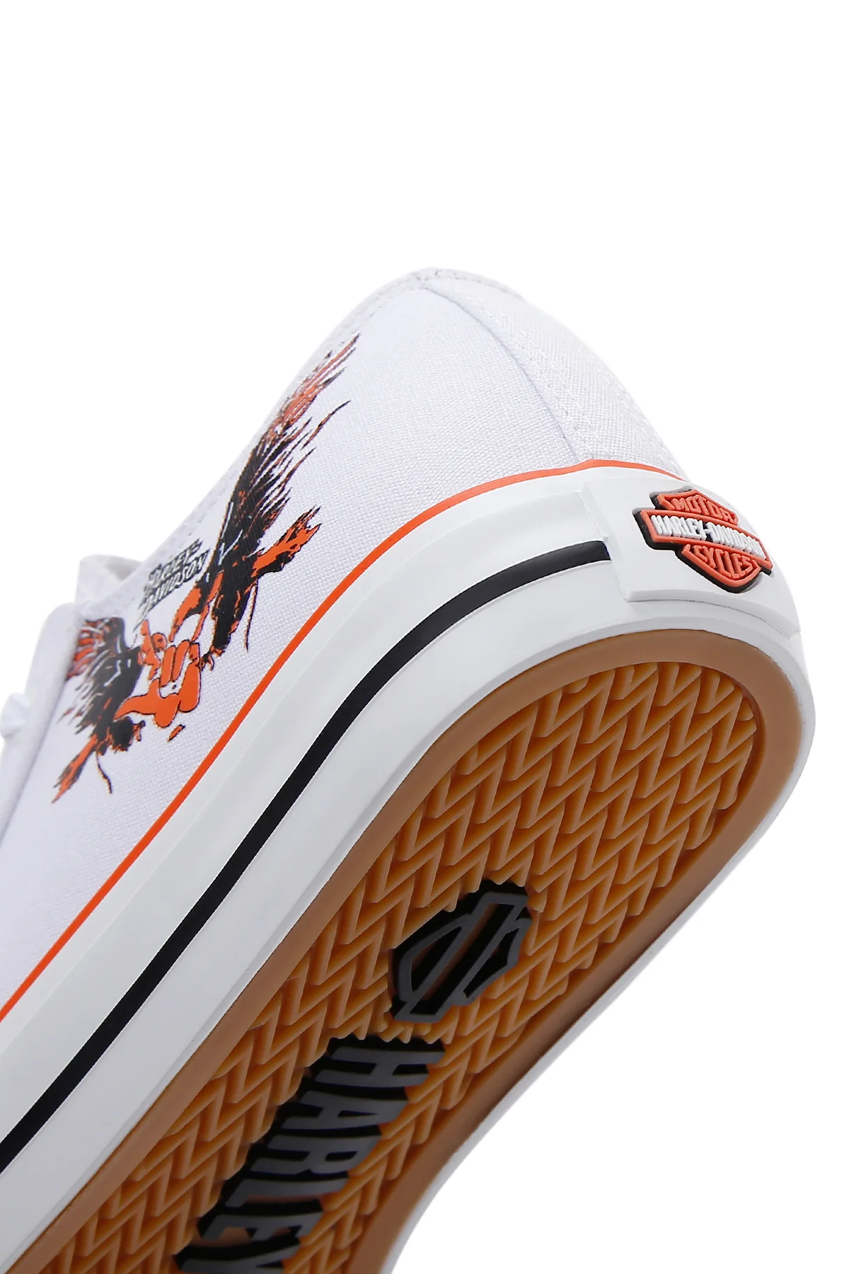 Harley Davidson Erkek Beyaz Peoria Sneaker - Image 7