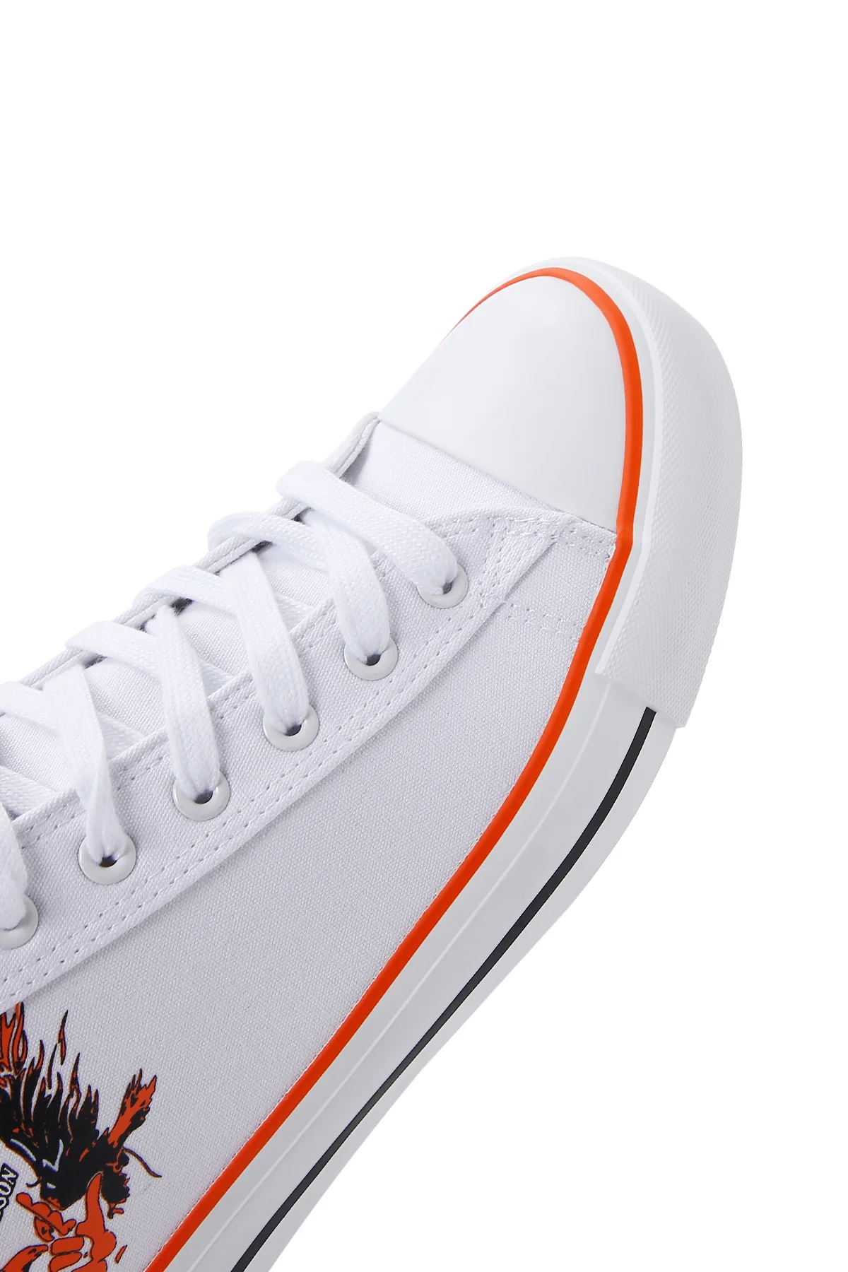 Harley Davidson Erkek Beyaz Peoria Sneaker - Image 8