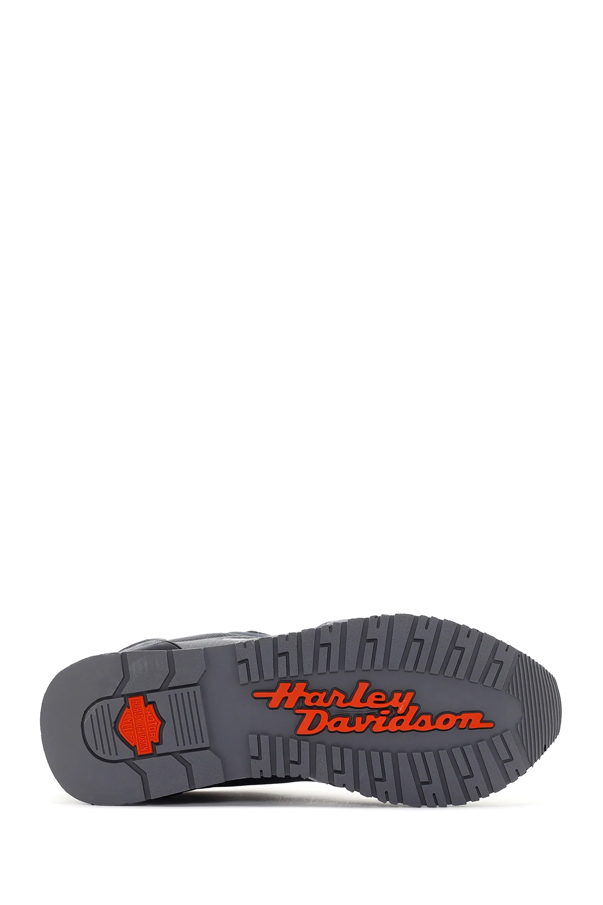 Harley Davidson Erkek Chevelle Gri Süet Detaylı Sneaker - Image 4