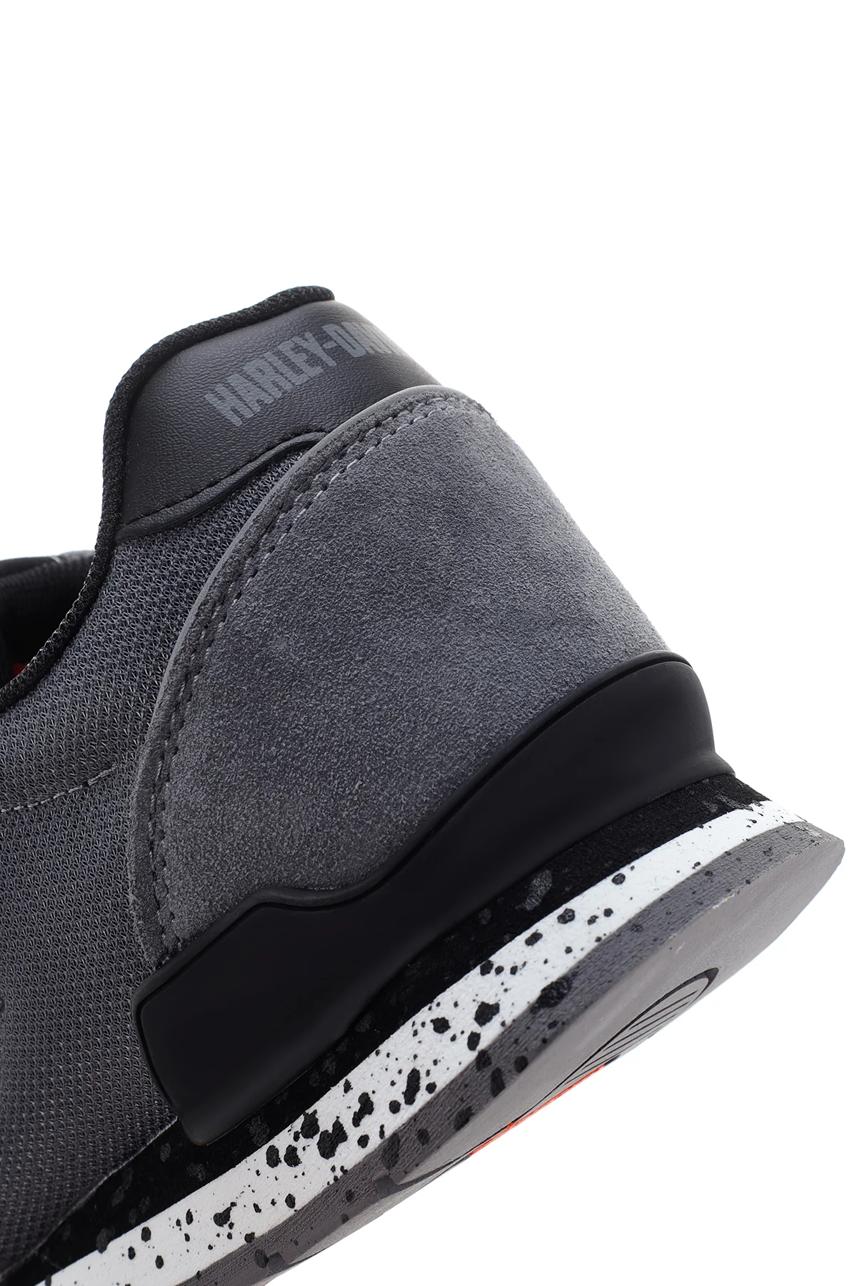 Harley Davidson Erkek Chevelle Gri Süet Detaylı Sneaker - Image 8