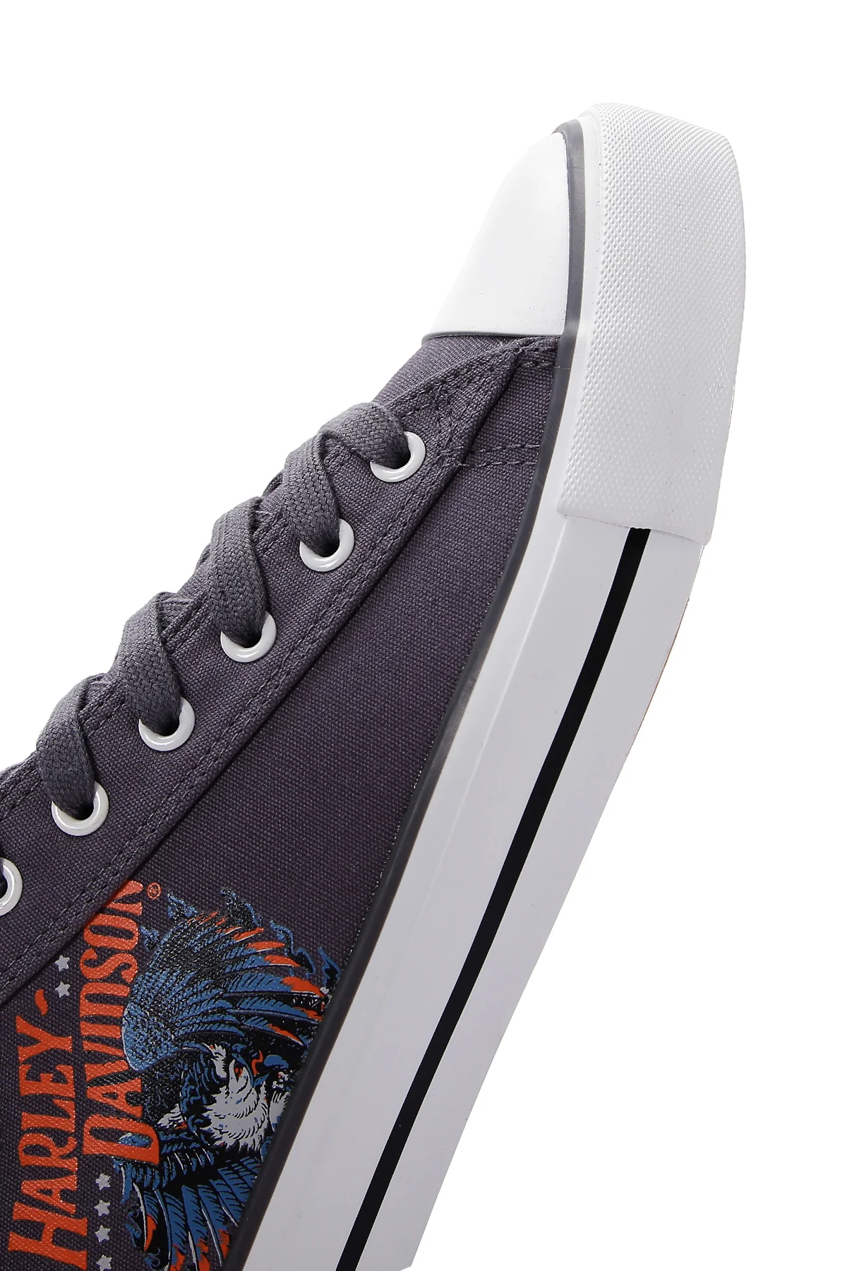 Harley Davidson Erkek Gri Pearland Sneaker - Image 7