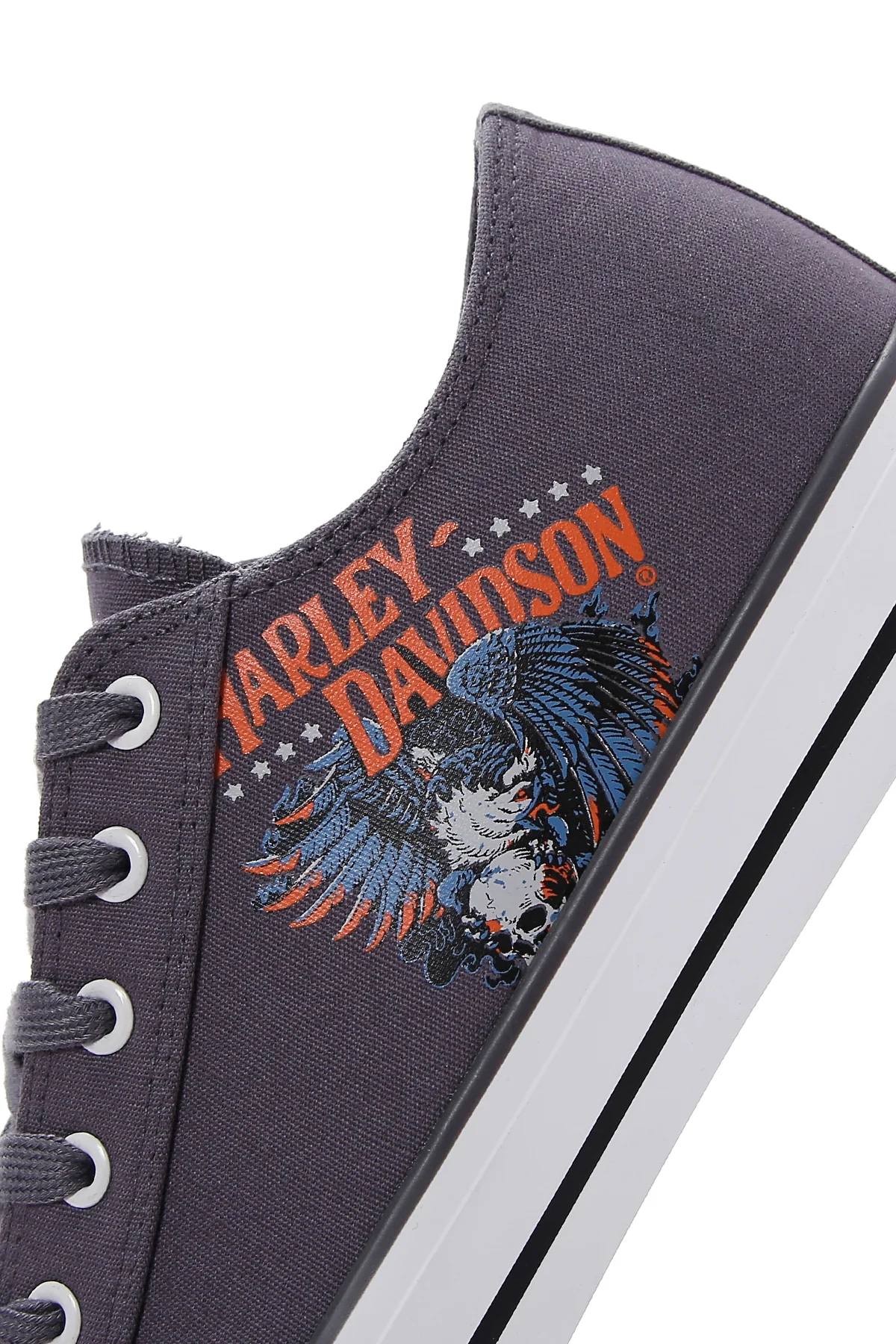 Harley Davidson Erkek Gri Pearland Sneaker - Image 9