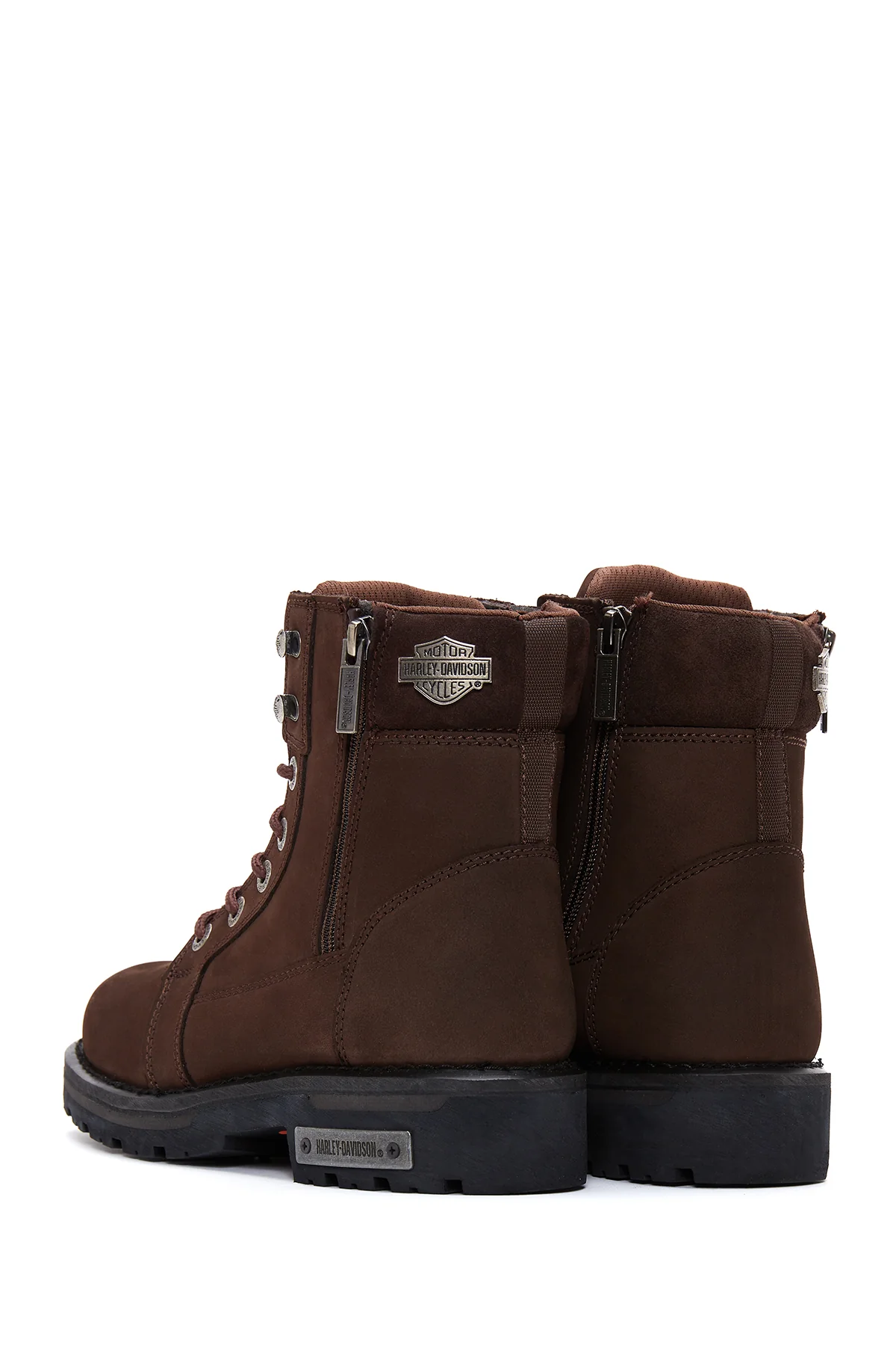 Harley Davidson Erkek Koyu Kahve Nogales Nubuk Deri Bot - Image 6