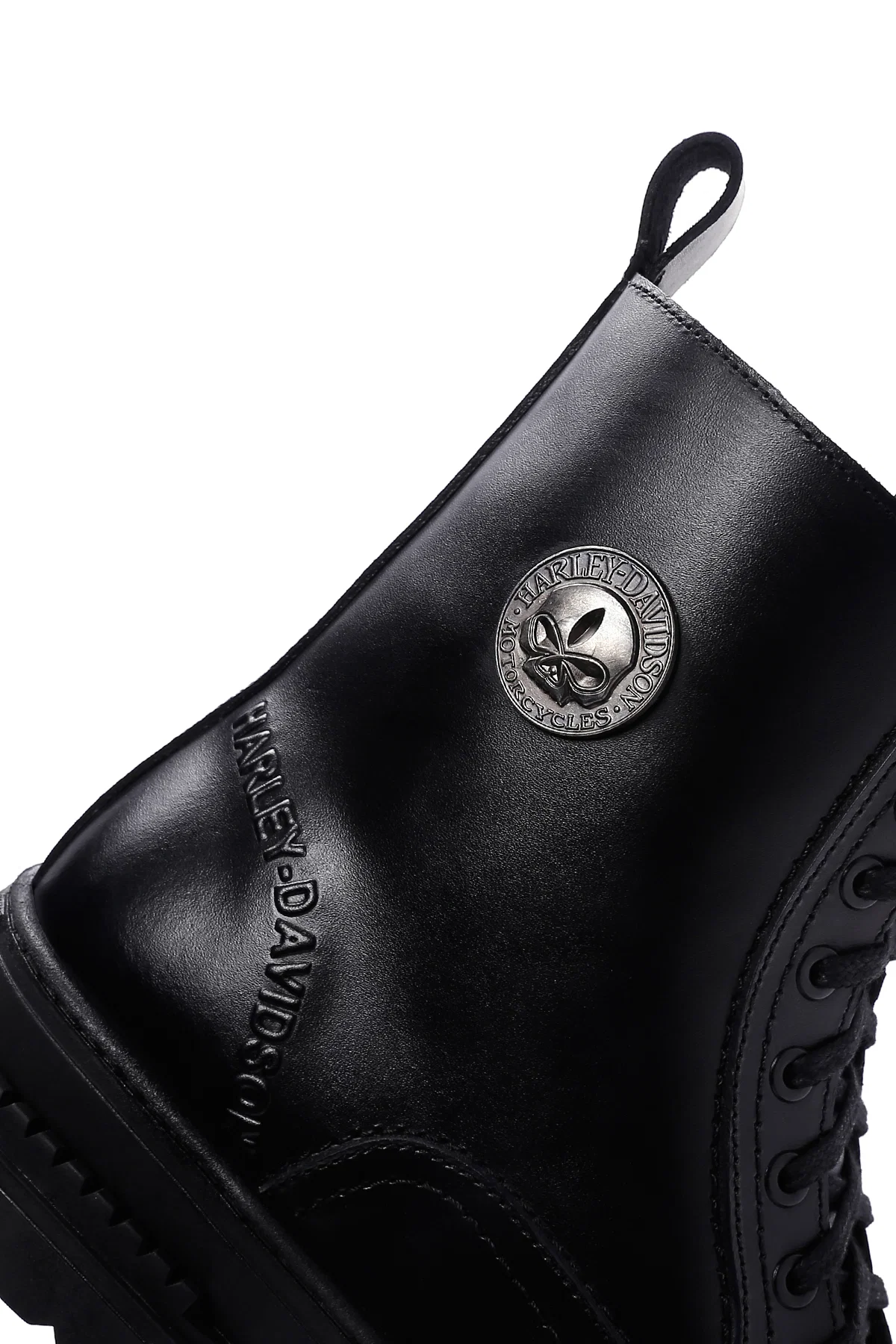 Harley Davidson Erkek Siyah Asrid Exc Deri Postal Bot - Image 10