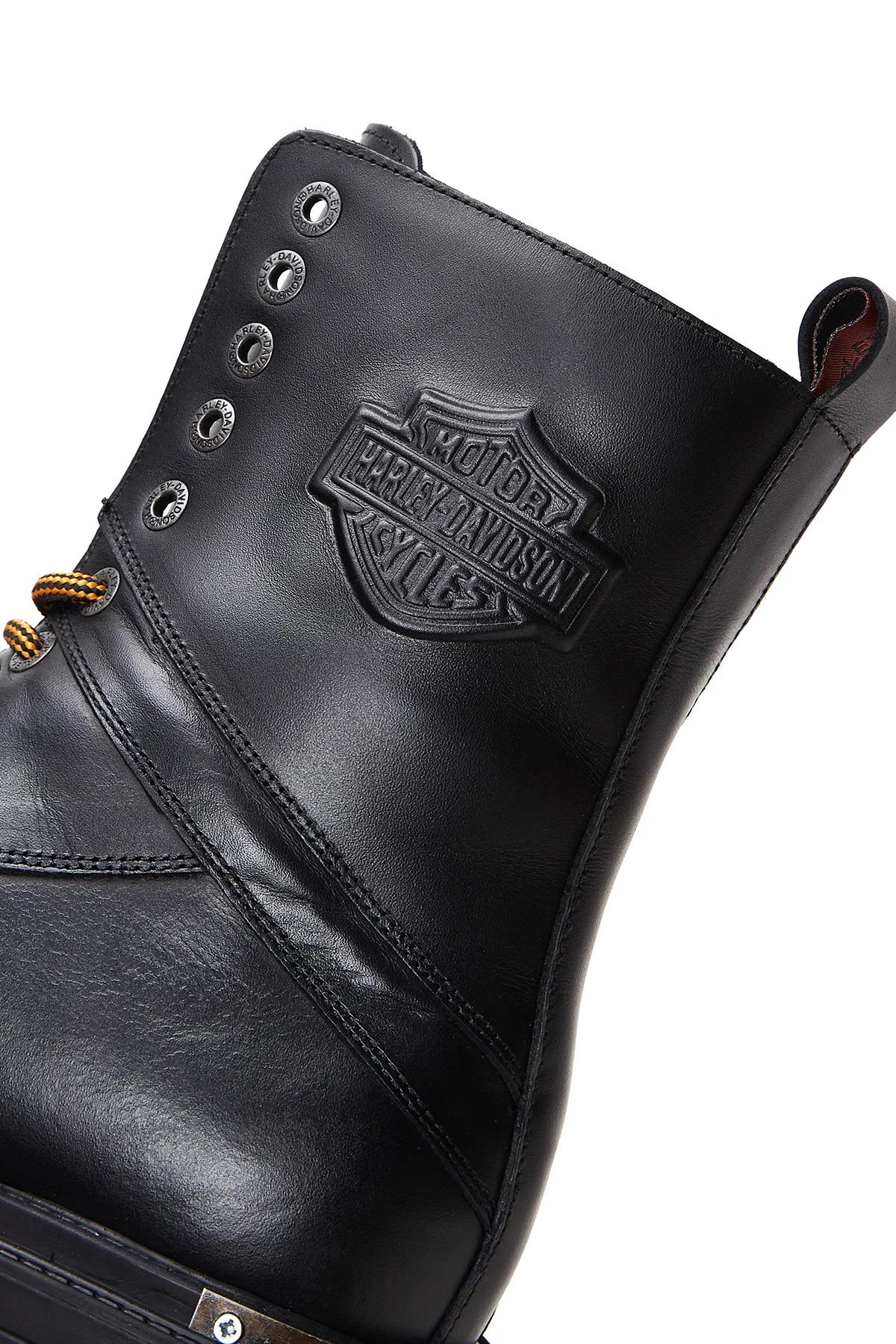 Harley-Davidson Erkek Siyah Coro Deri Postal Bot - Image 7