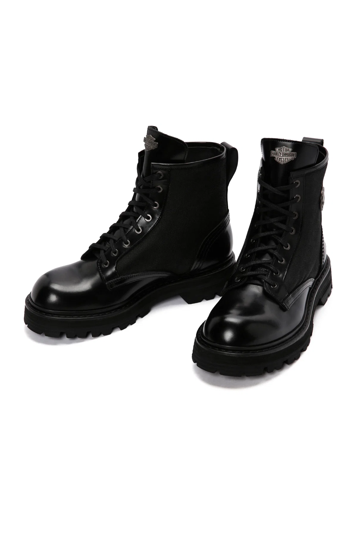 Harley Davidson Erkek Siyah Jesus Exc Bağcıklı Deri Postal Bot - Image 3