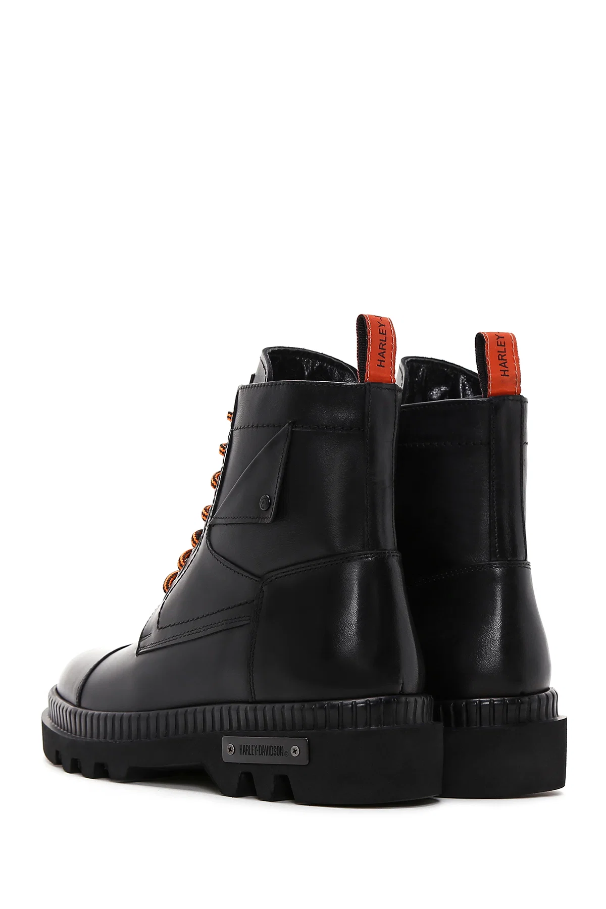 Harley Davidson Erkek Siyah Jordan Deri Postal Bot - Image 6