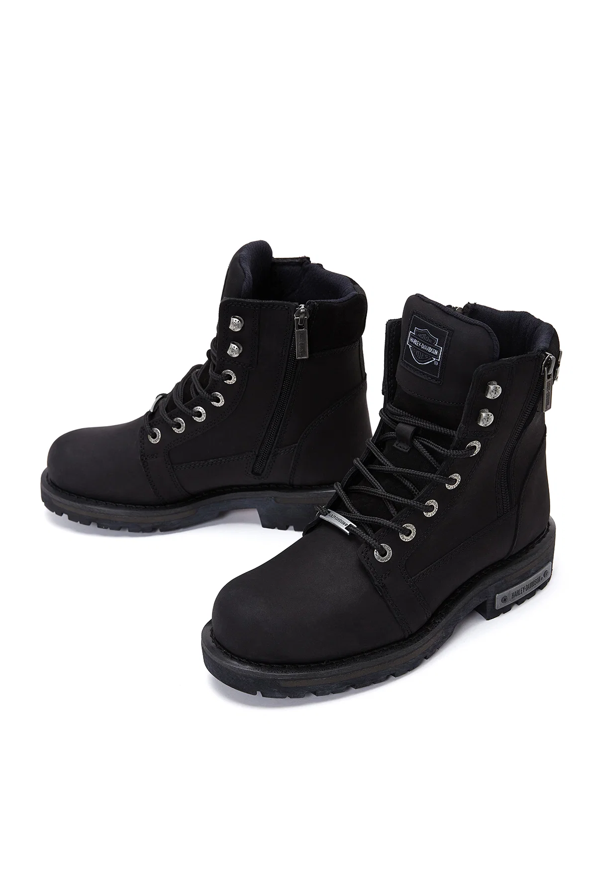 Harley Davidson Erkek Siyah Nogales Nubuk Deri Bot - Image 3