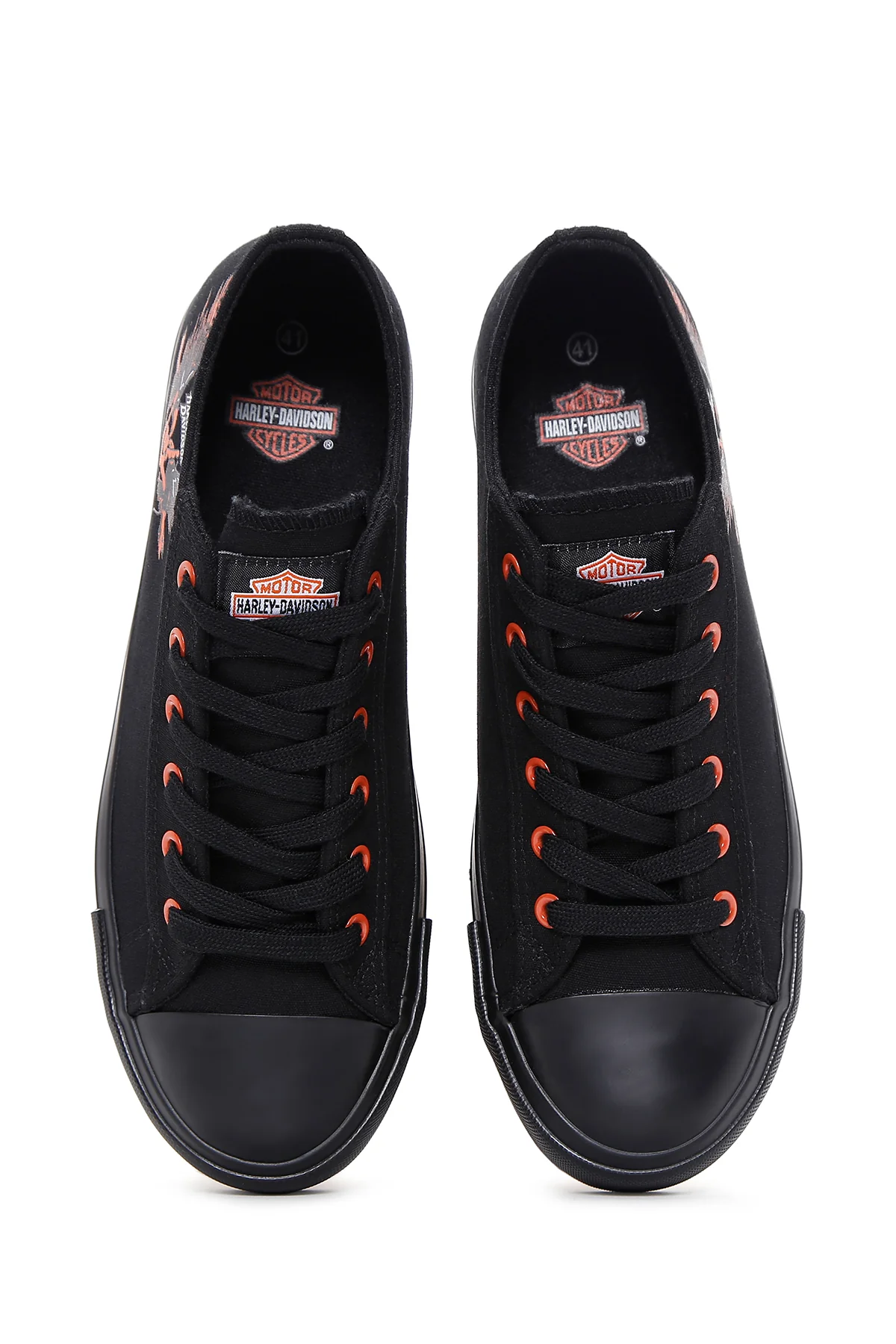 Harley Davidson Erkek Siyah Peoria Sneaker - Image 6