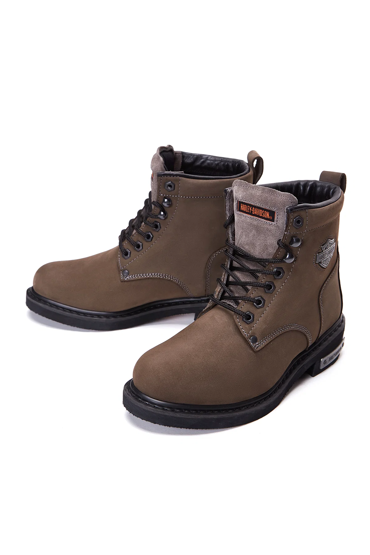 Harley Davidson Erkek Vizon Nubuk Gibson Deri Bot - Image 3