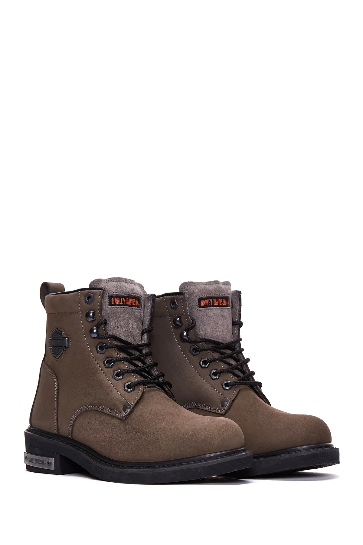 Harley Davidson Erkek Vizon Nubuk Gibson Deri Bot - Image 4