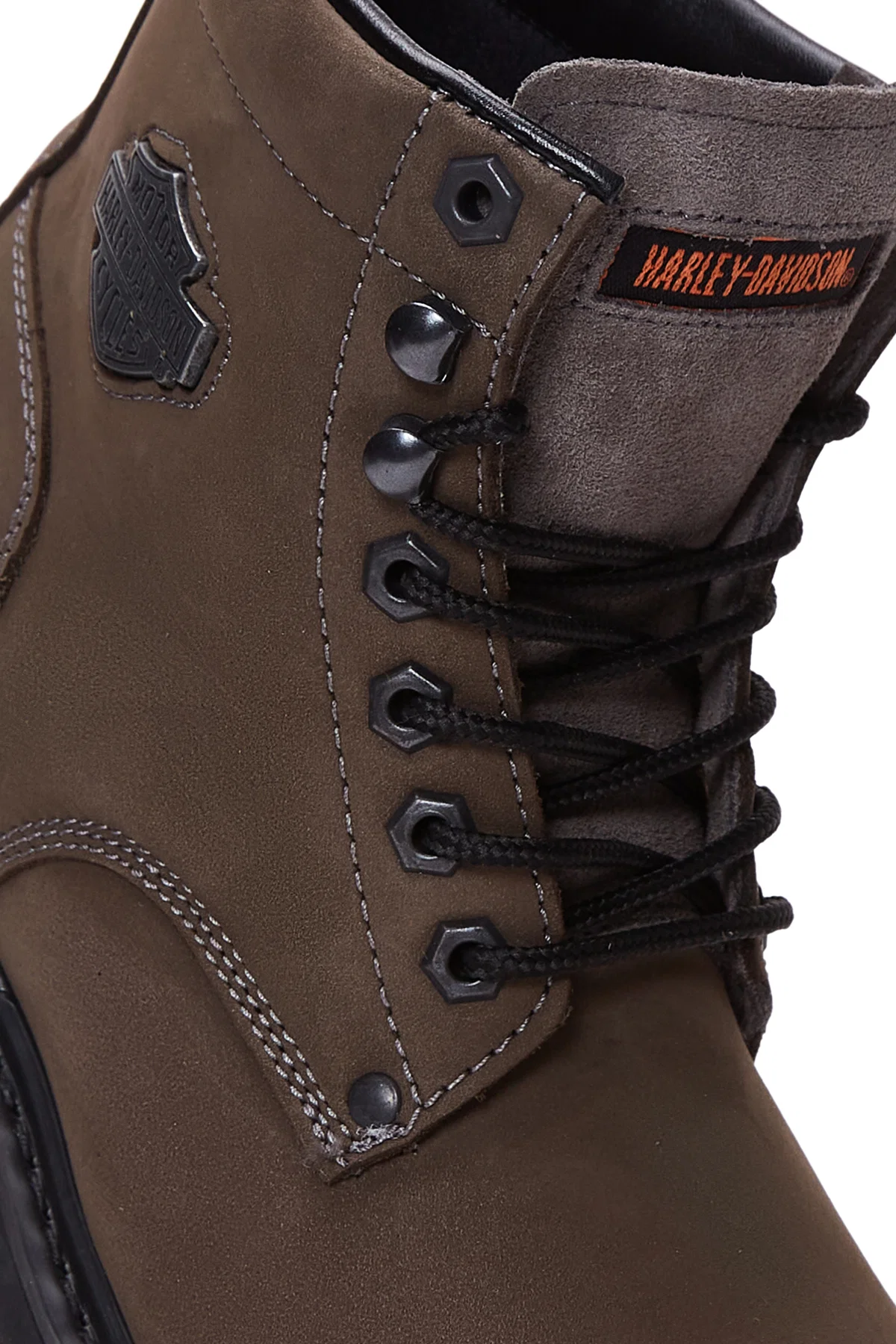 Harley Davidson Erkek Vizon Nubuk Gibson Deri Bot - Image 9