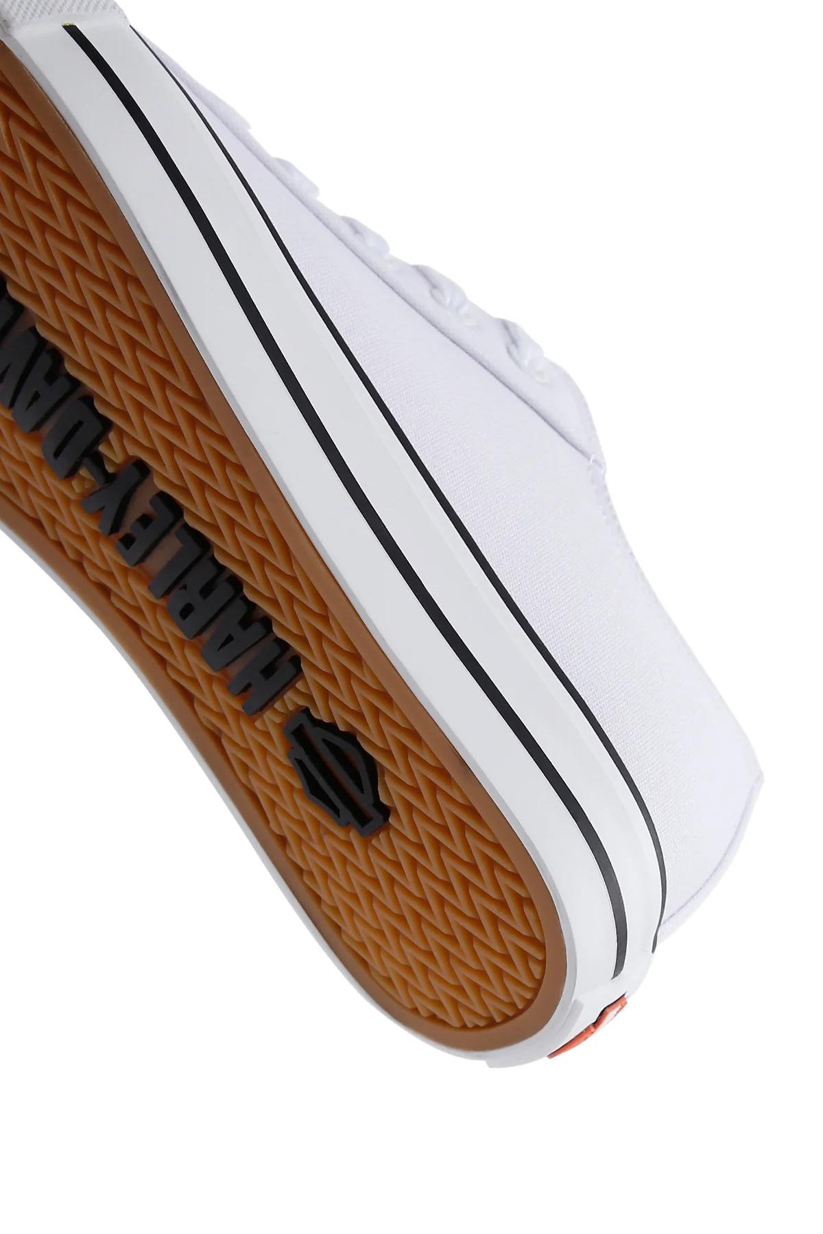 Harley Davidson Kadın Beyaz Ontario Kumaş Sneaker - Image 8