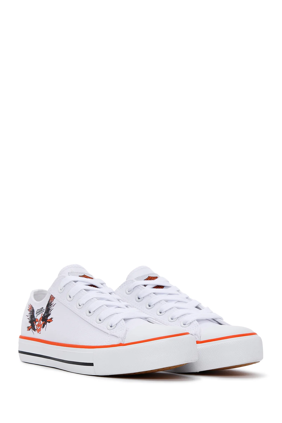 Harley Davidson Kadın Beyaz Sneaker - Image 3