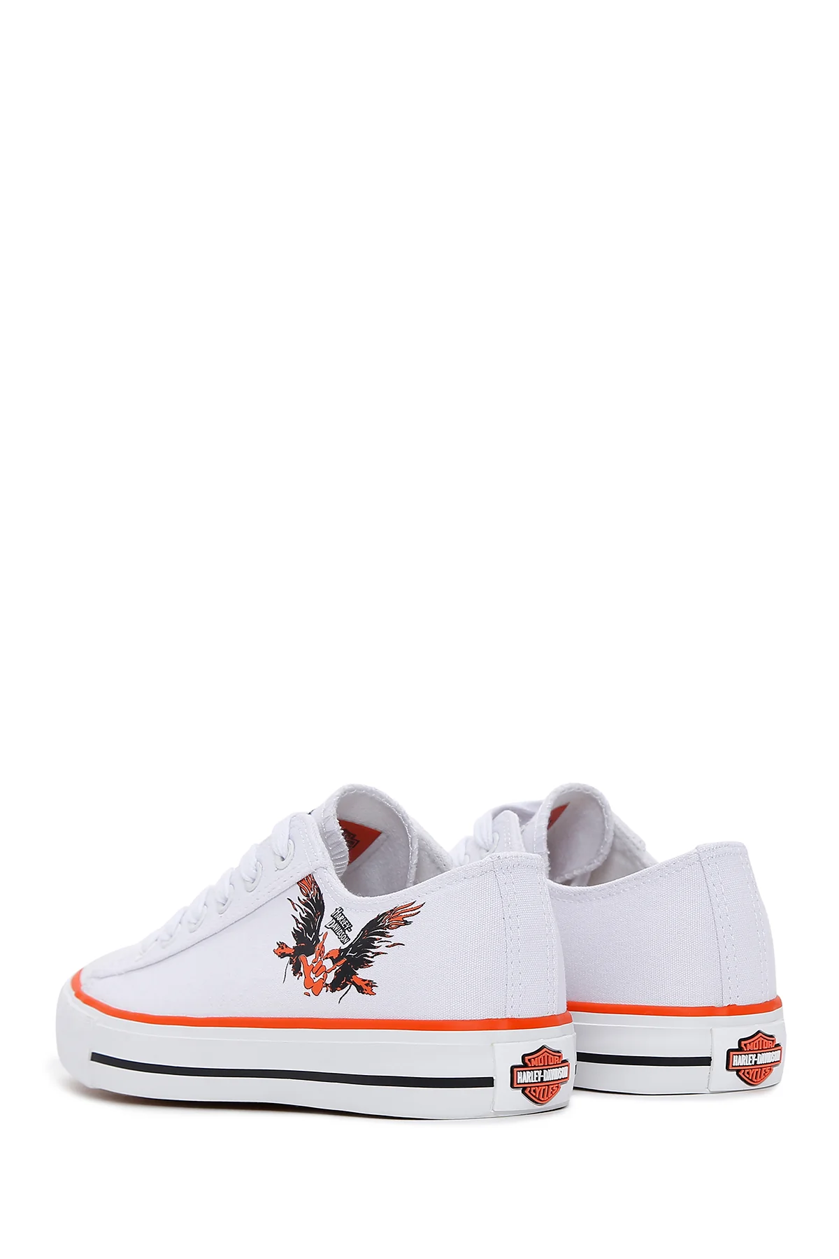 Harley Davidson Kadın Beyaz Sneaker - Image 5