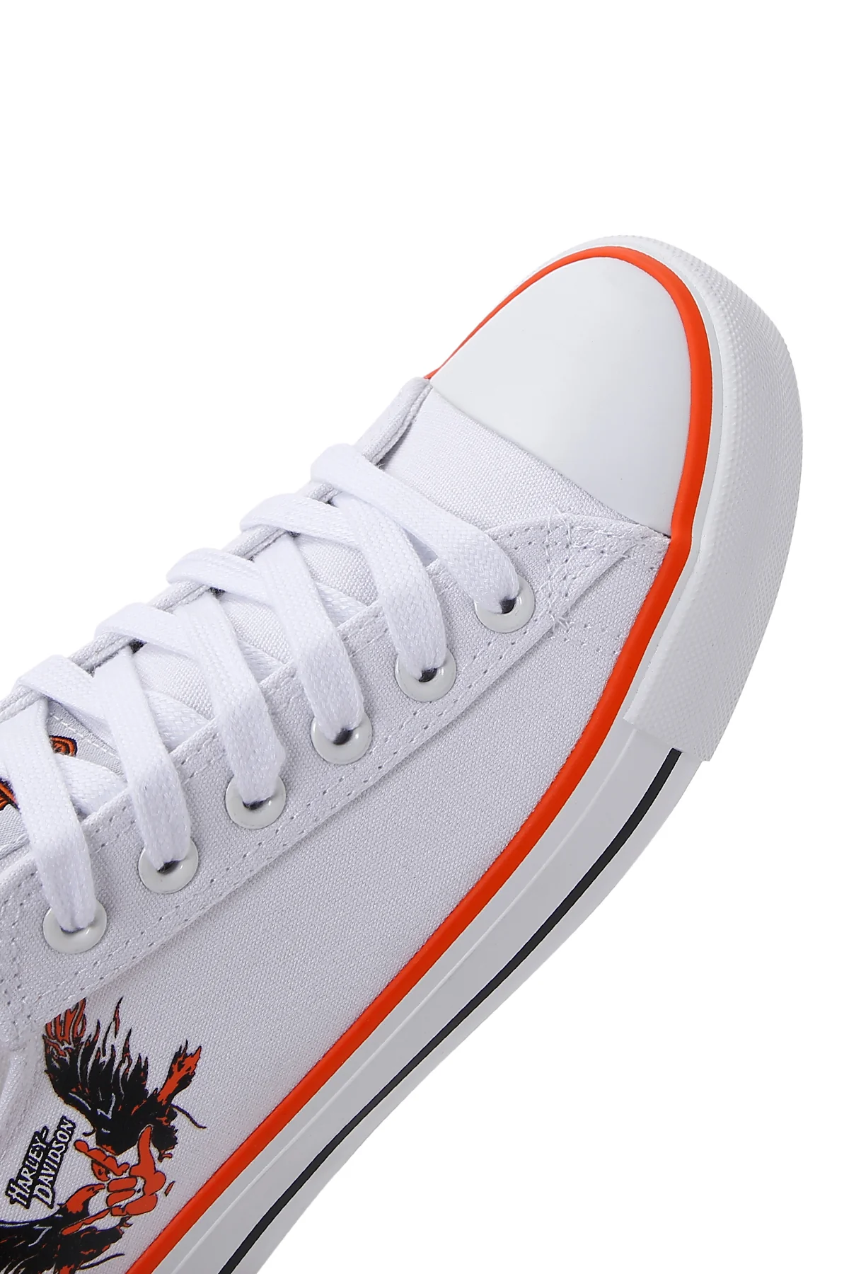 Harley Davidson Kadın Beyaz Sneaker - Image 9