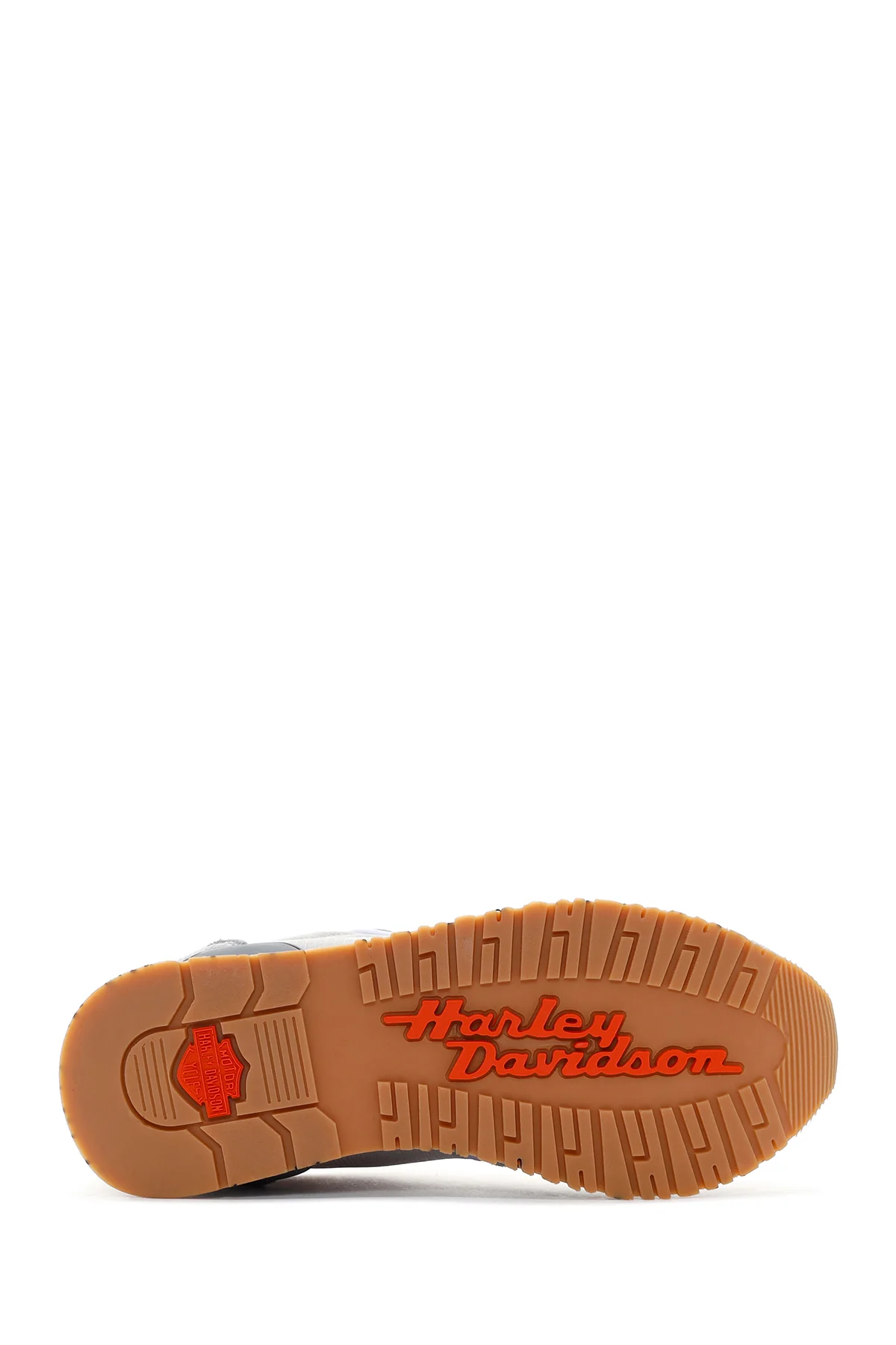 Harley Davidson Kadın Chevelle Gri Süet Detaylı Sneaker - Image 4