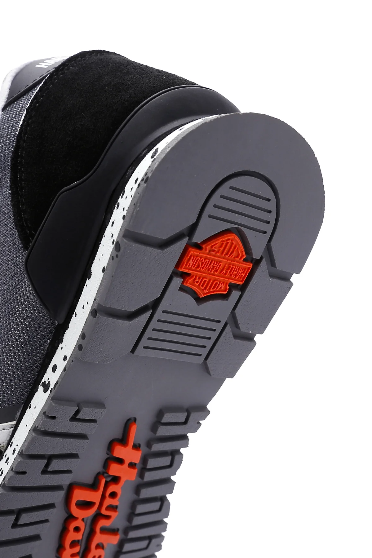 Harley Davidson Kadın Chevelle Siyah Süet Detaylı Sneaker - Image 8