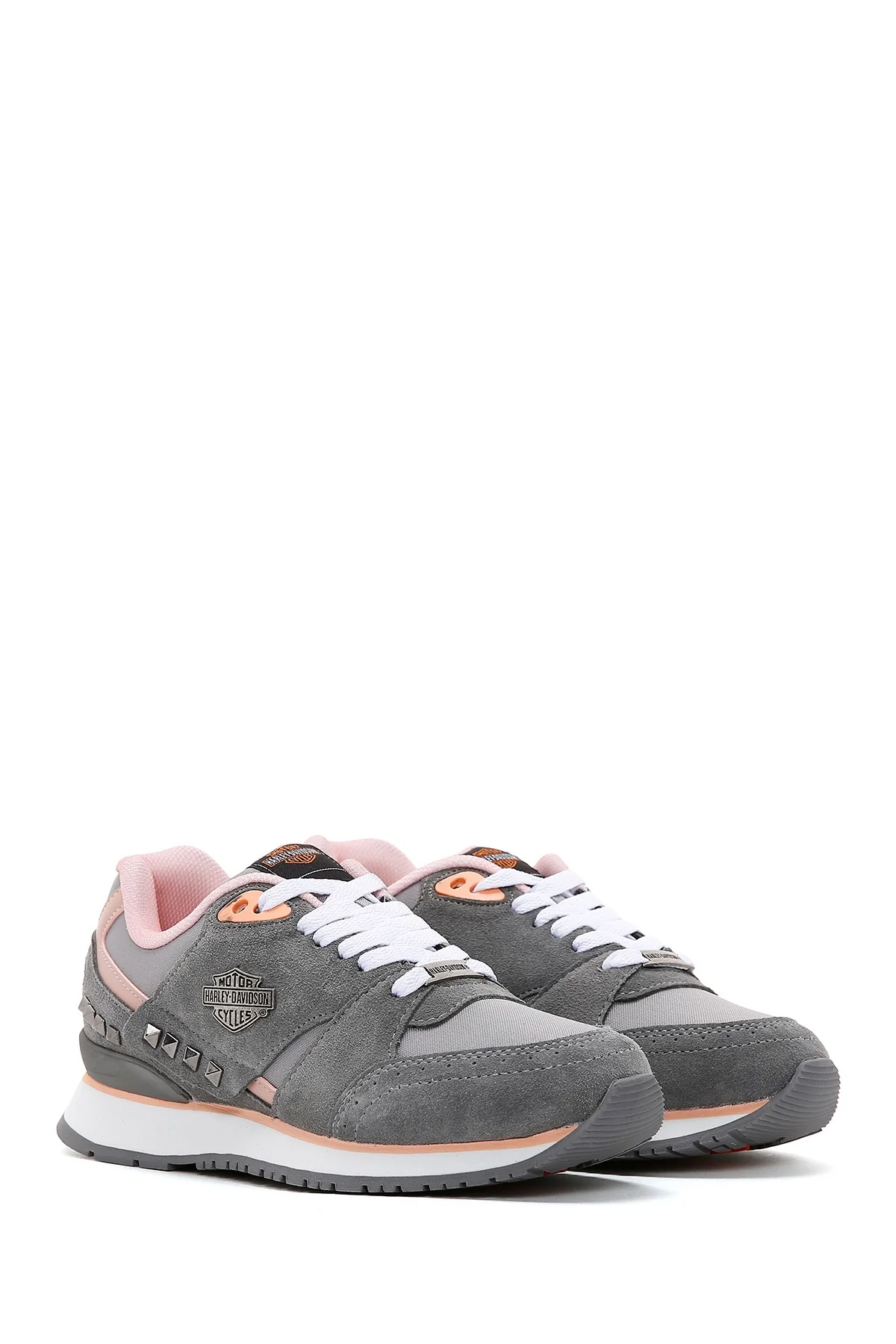 Harley Davidson Kadın Gri Buick GNX Sneaker - Image 3