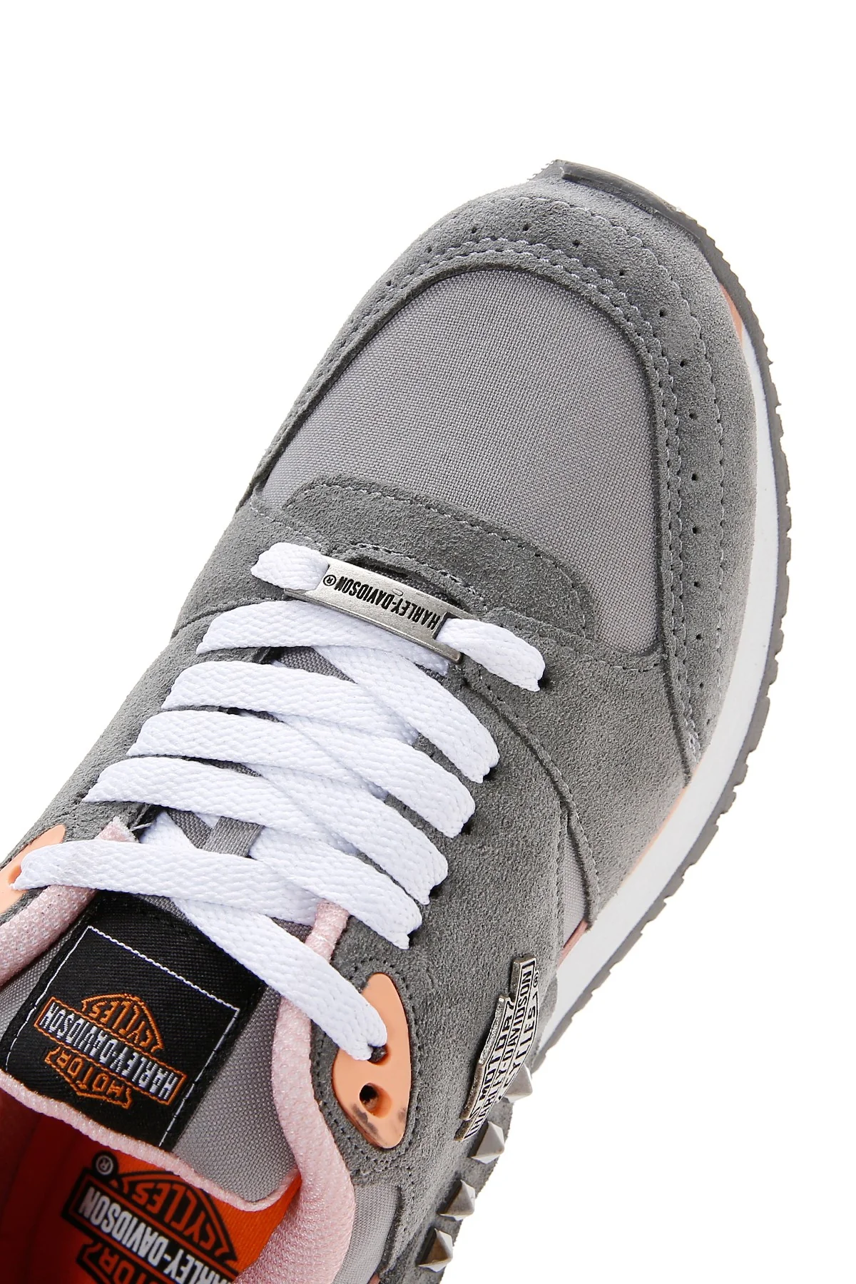 Harley Davidson Kadın Gri Buick GNX Sneaker - Image 7