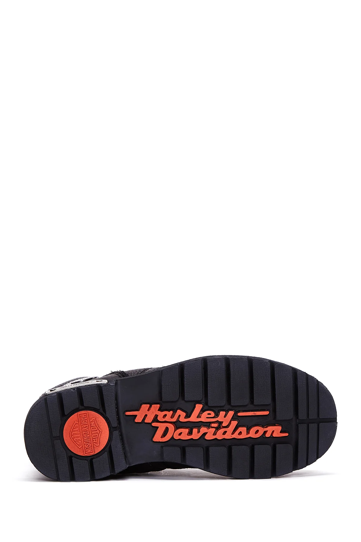 Harley Davidson Kadın Siyah Colmar Fermuarlı Postal Deri Bot - Image 5
