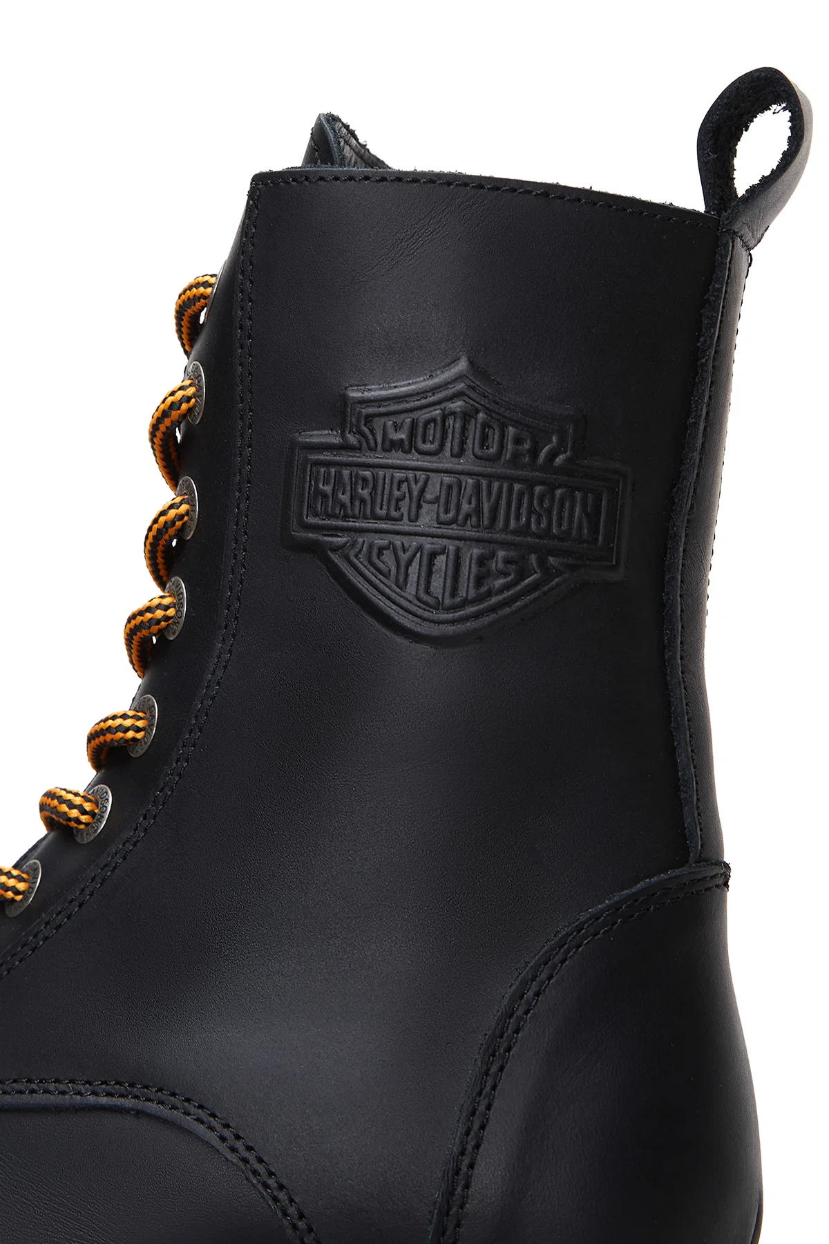 Harley Davidson Kadın Siyah Deri Rebel Postal Bot - Image 9