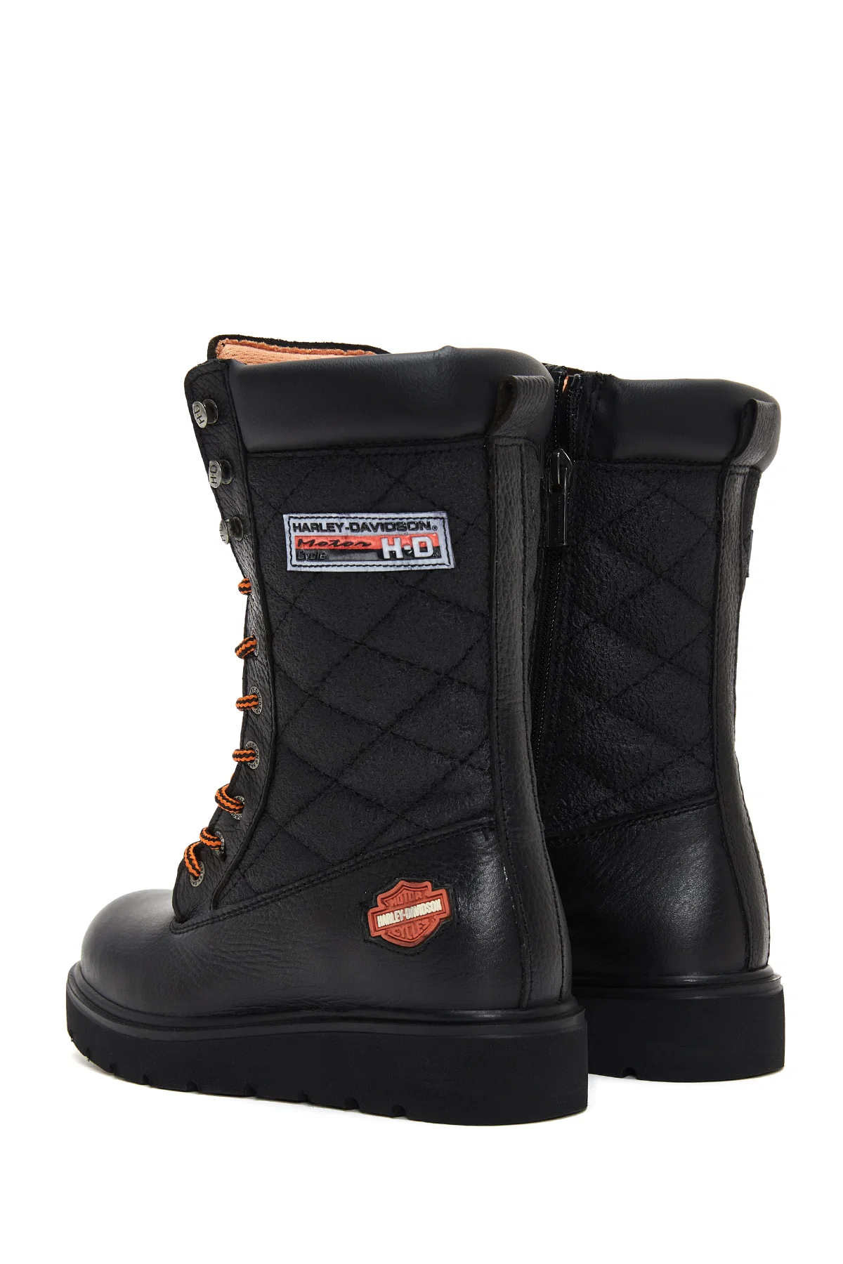 Harley Davidson Kadın Siyah Katy Deri Bot - Image 6