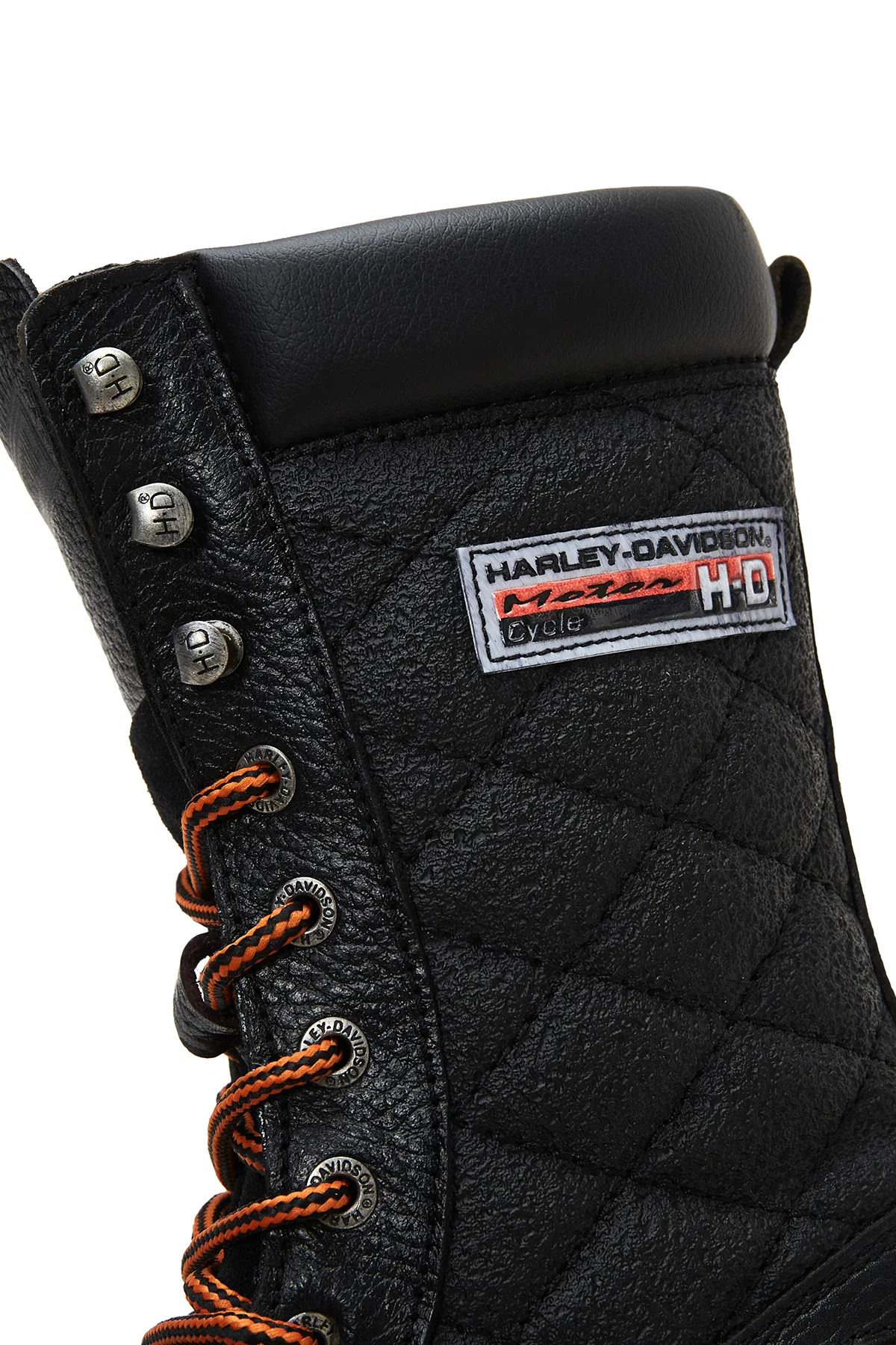 Harley Davidson Kadın Siyah Katy Deri Bot - Image 7