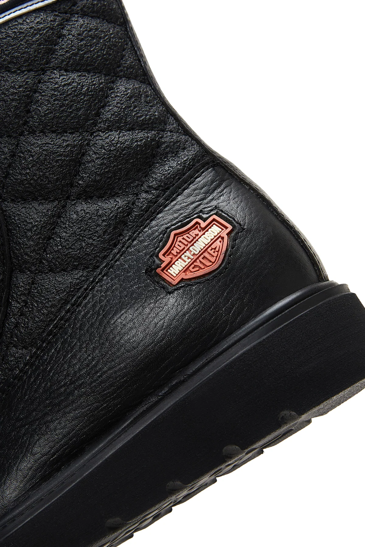 Harley Davidson Kadın Siyah Katy Deri Bot - Image 8