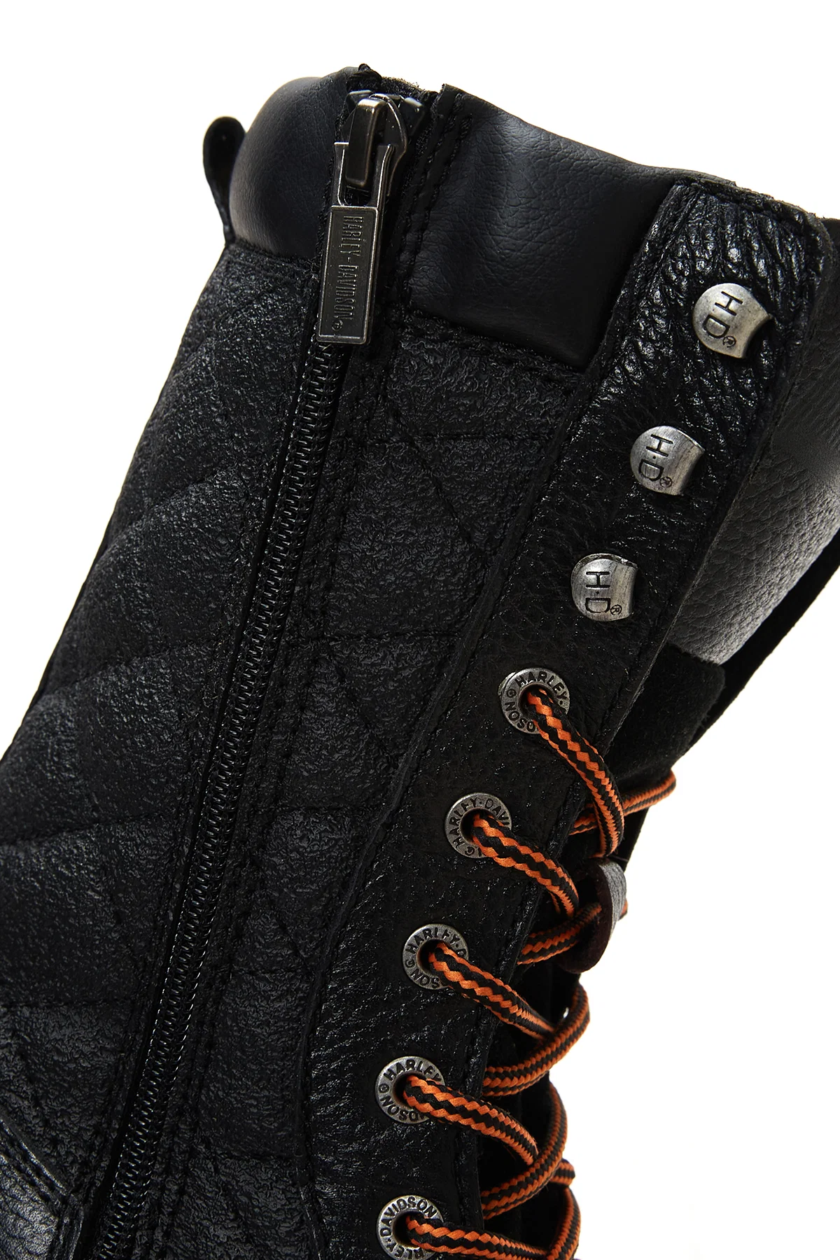 Harley Davidson Kadın Siyah Katy Deri Bot - Image 9